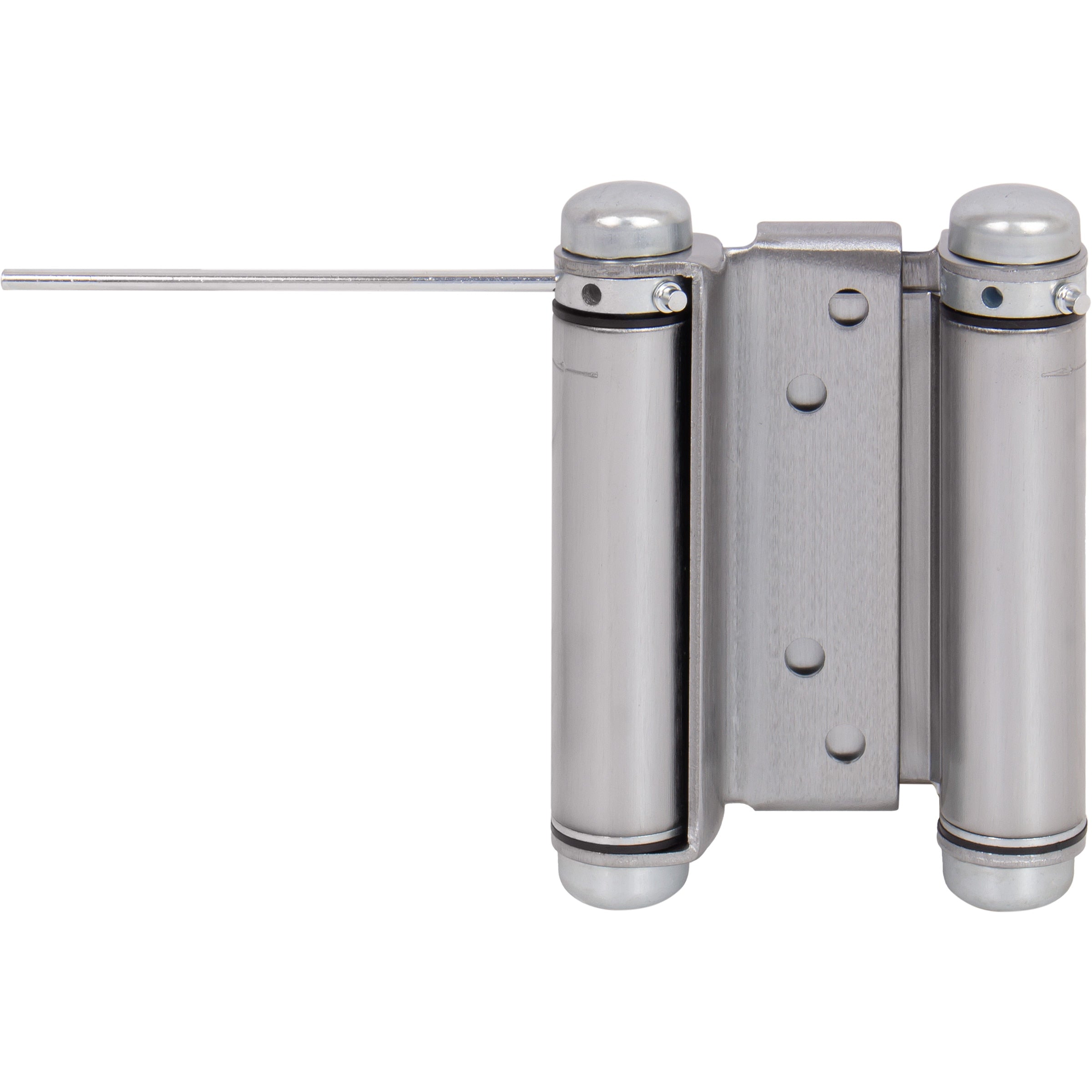 Heavy-Duty Double Acting Spring Hinge - 4" Satin Chrome (view 3)