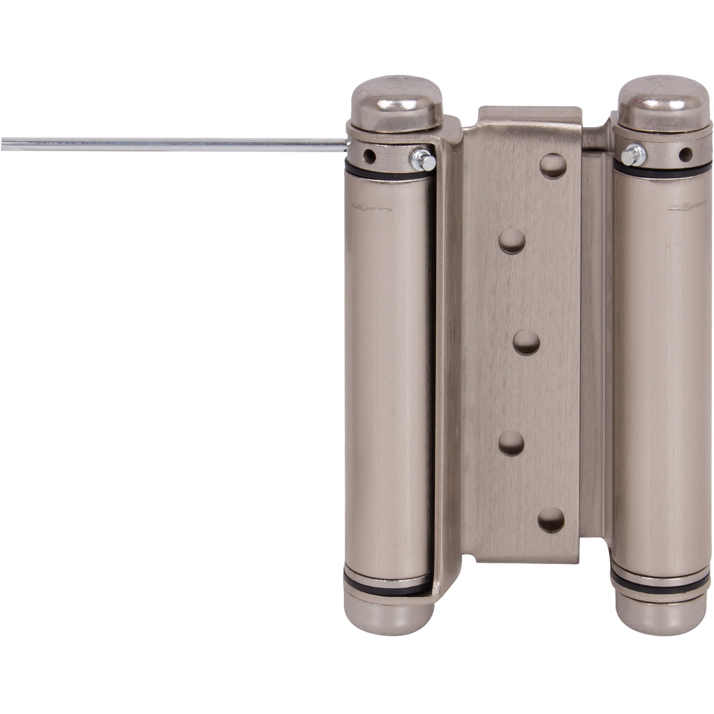 Heavy-Duty Double Acting Spring Hinge - 5" Satin Nickel (view 3)