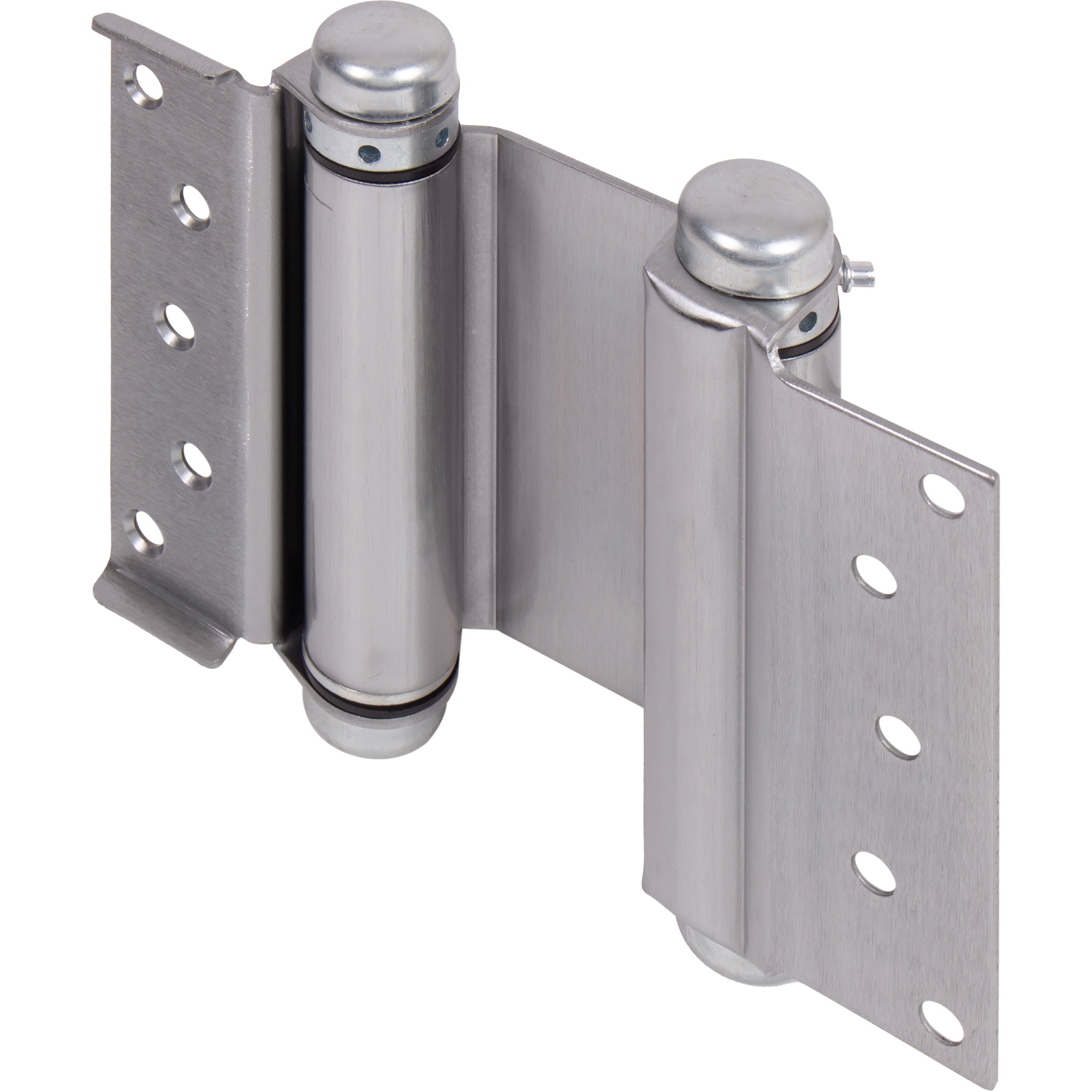 Heavy-Duty Double Acting Spring Hinge - 5" Satin Chrome (view 2)