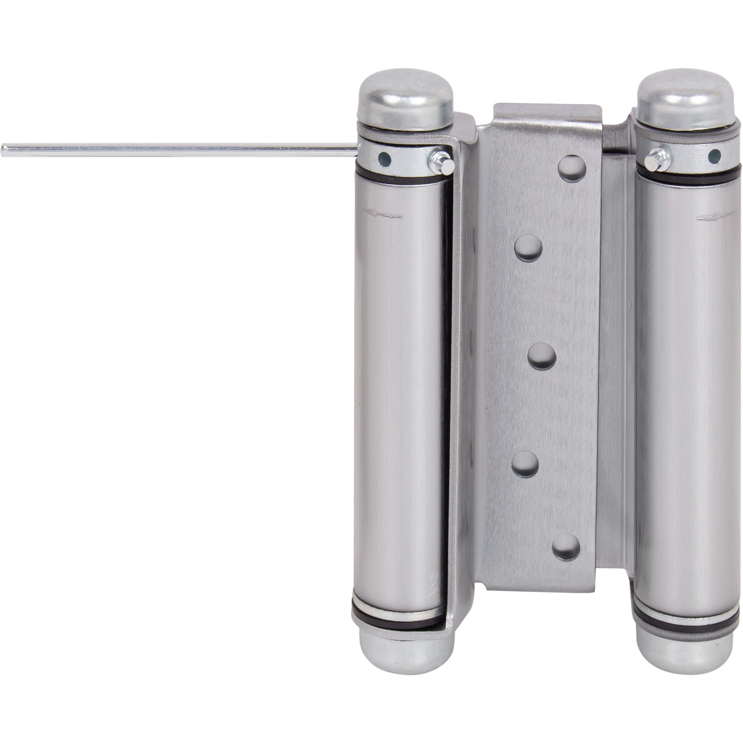 Heavy-Duty Double Acting Spring Hinge - 5" Satin Chrome (view 3)