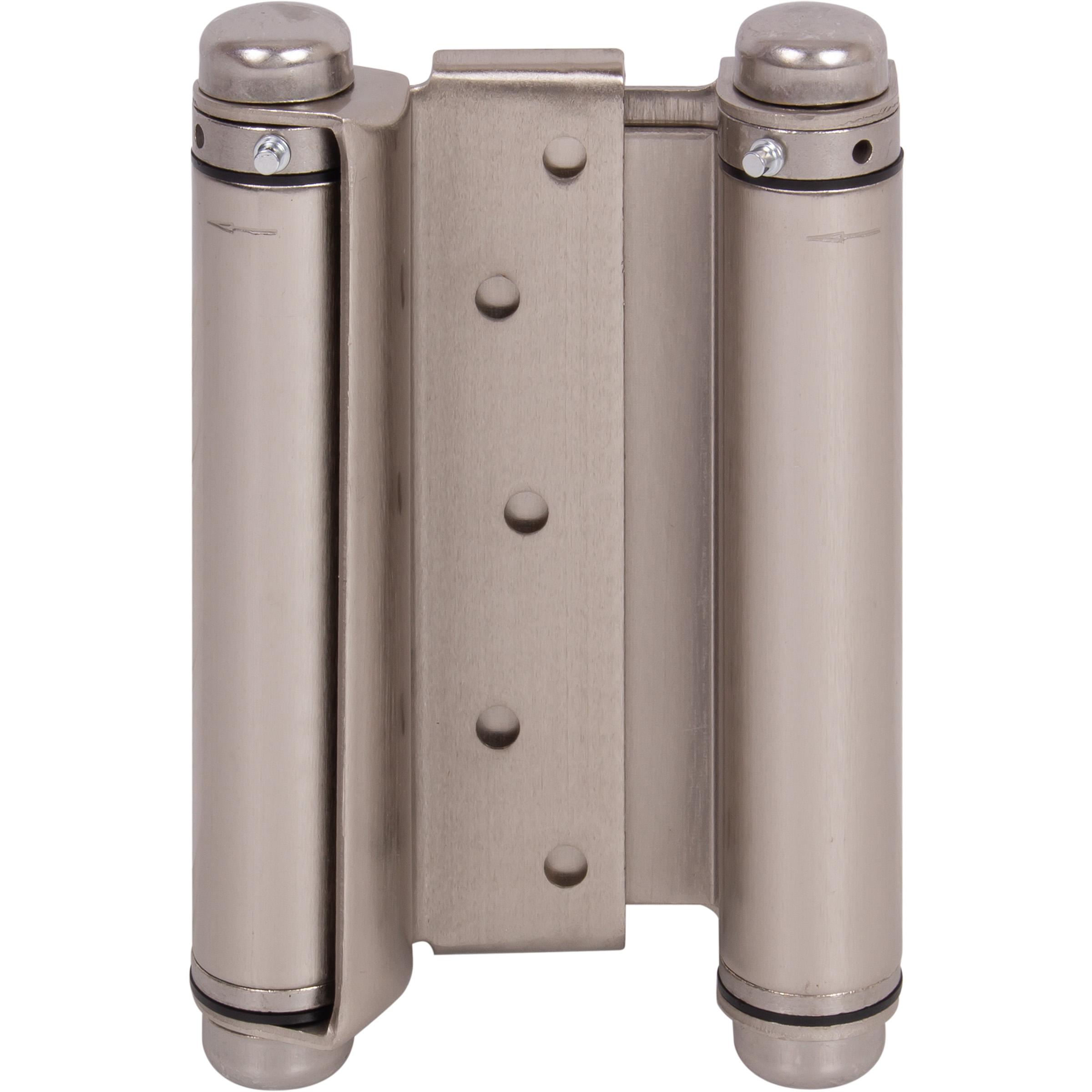 Heavy-Duty Double Acting Spring Hinge - 6" Satin Nickel