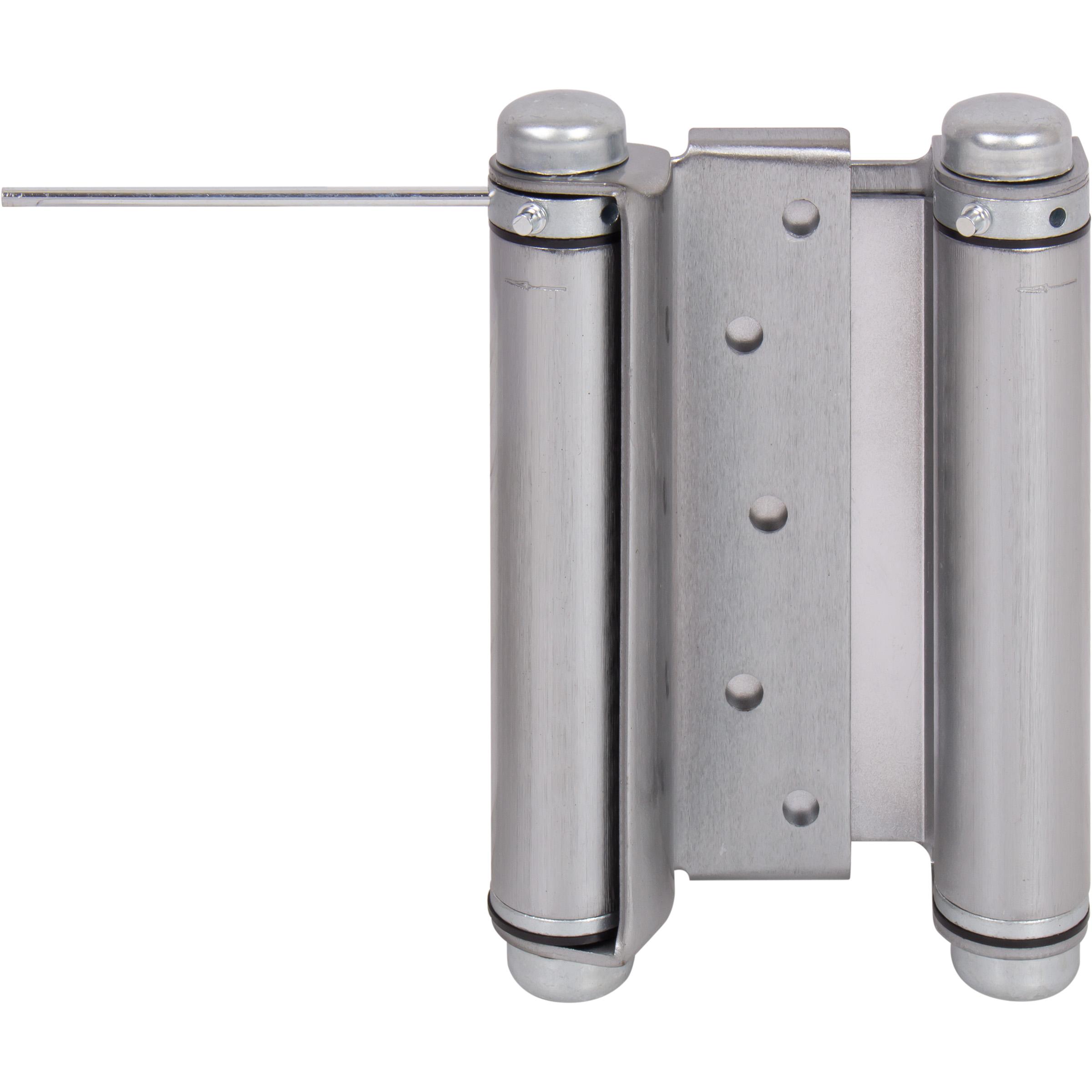 Heavy-Duty Double Acting Spring Hinge - 6" Satin Chrome (view 3)