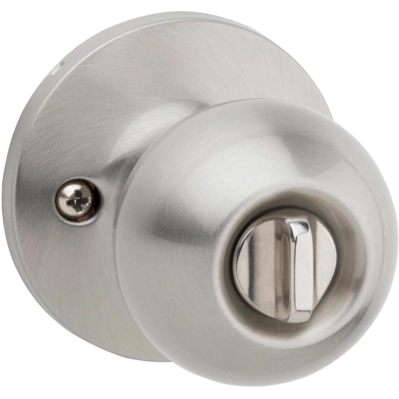 Safe Lock - Regina Knob - Satin Nickel