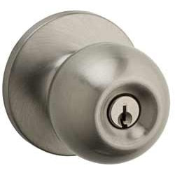 Safe Lock - Regina Knob - Satin Nickel