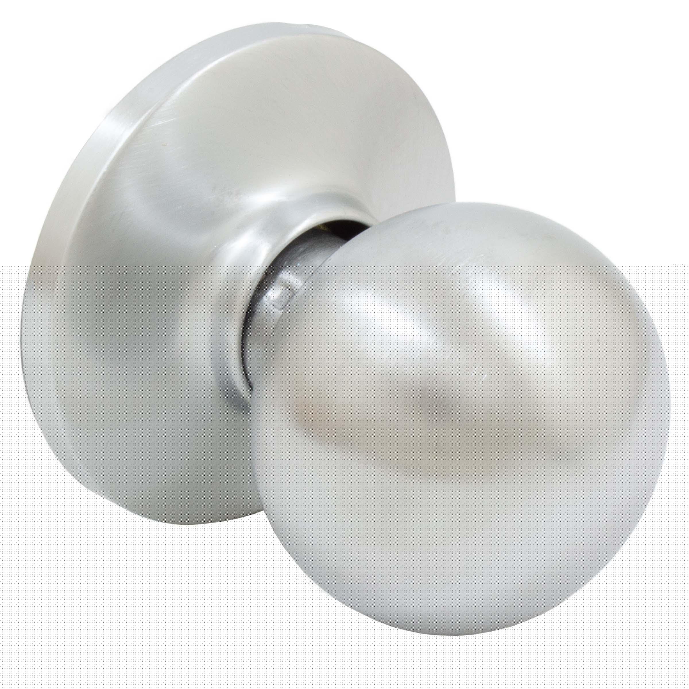 Safe Lock - Regina Knob - Satin Chrome