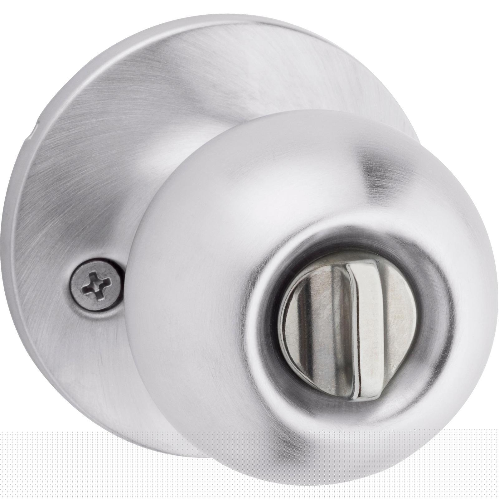 Safe Lock - Regina Knob - Satin Chrome