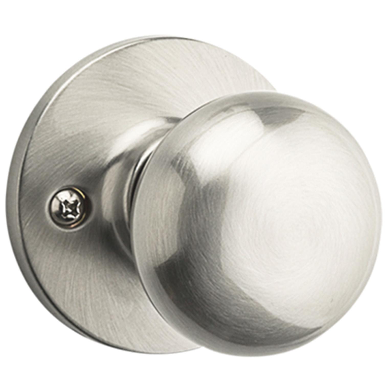 Safe Lock - Athens Knob - Satin Nickel