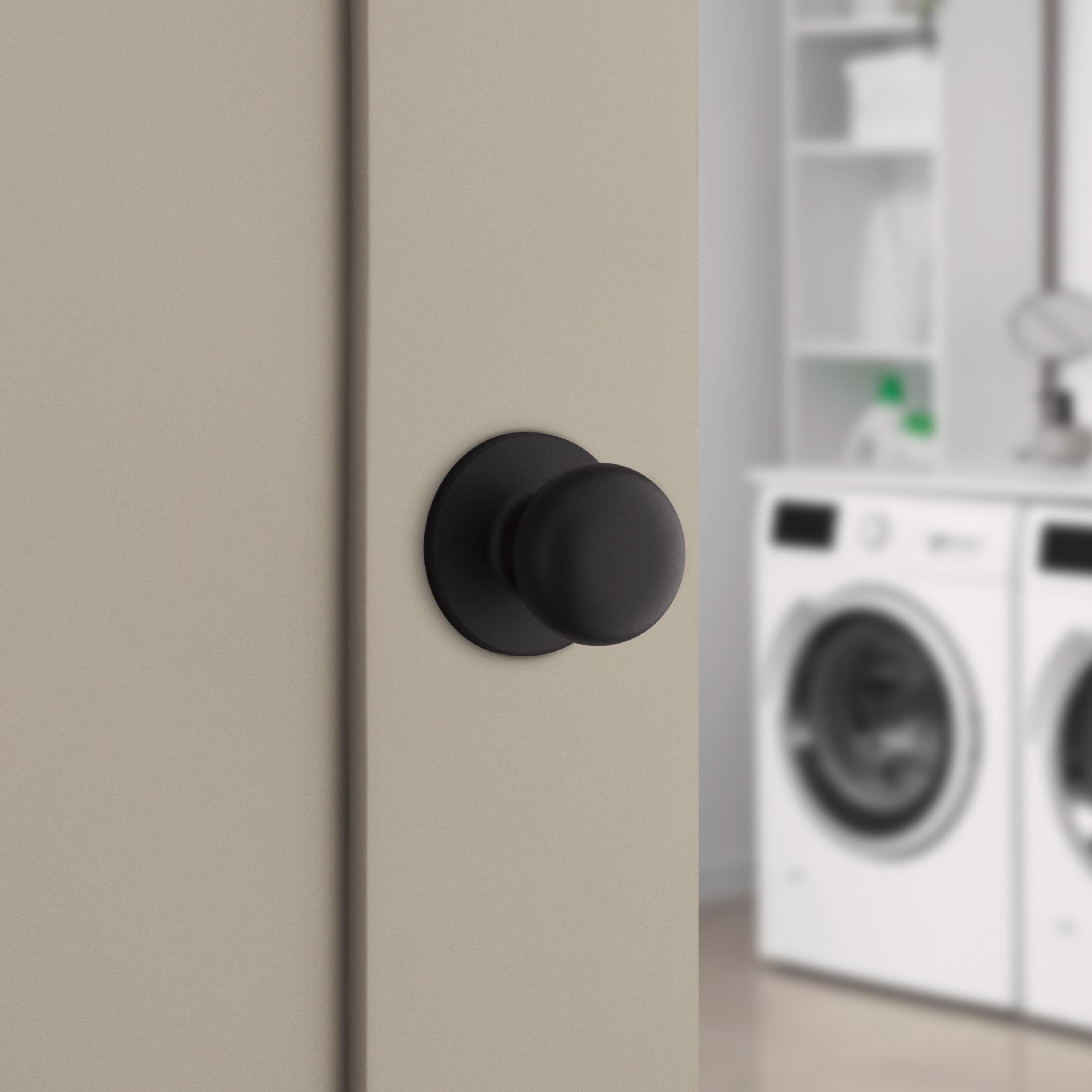 Safe Lock - Athens Knob - Matte Black