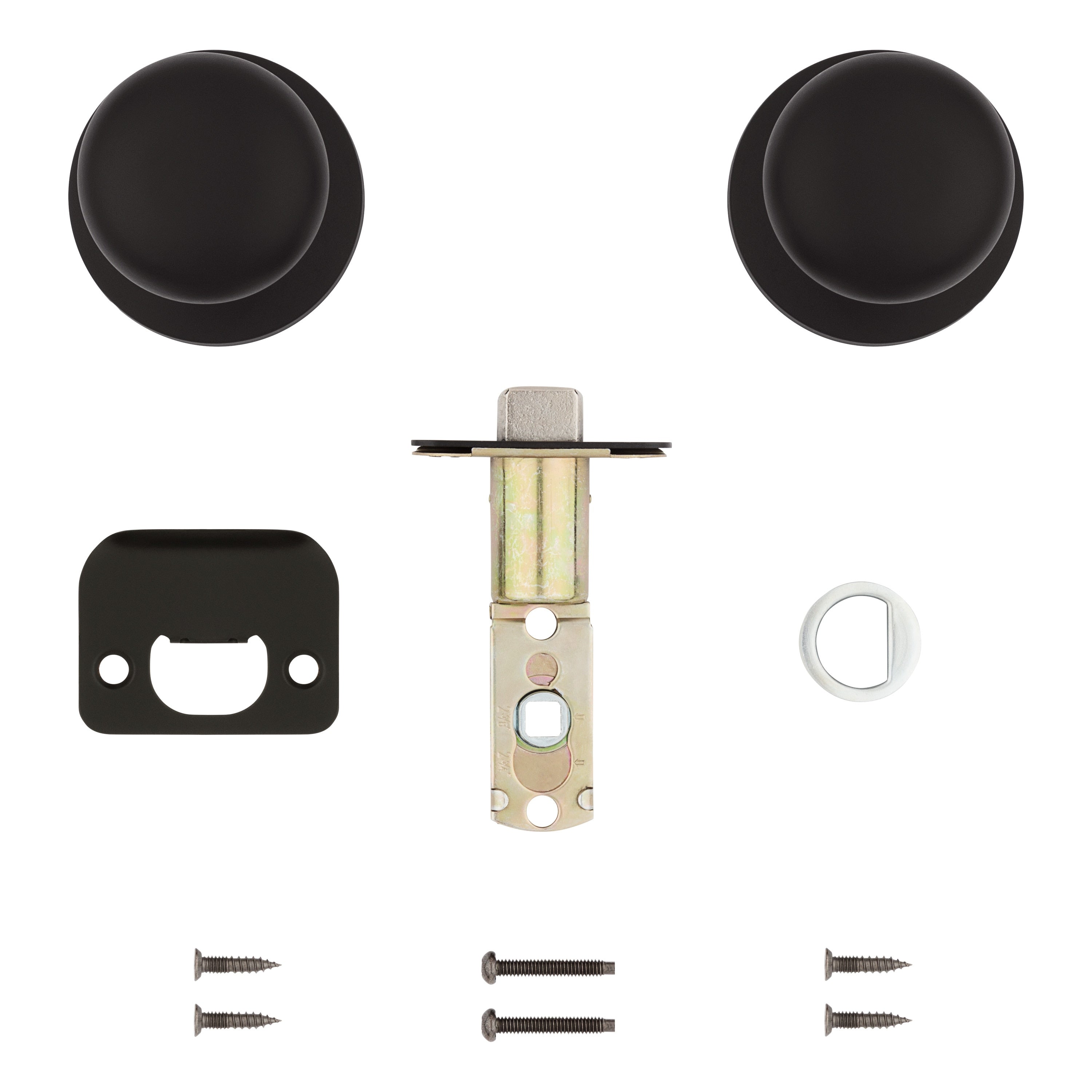 Safe Lock - Athens Knob - Matte Black