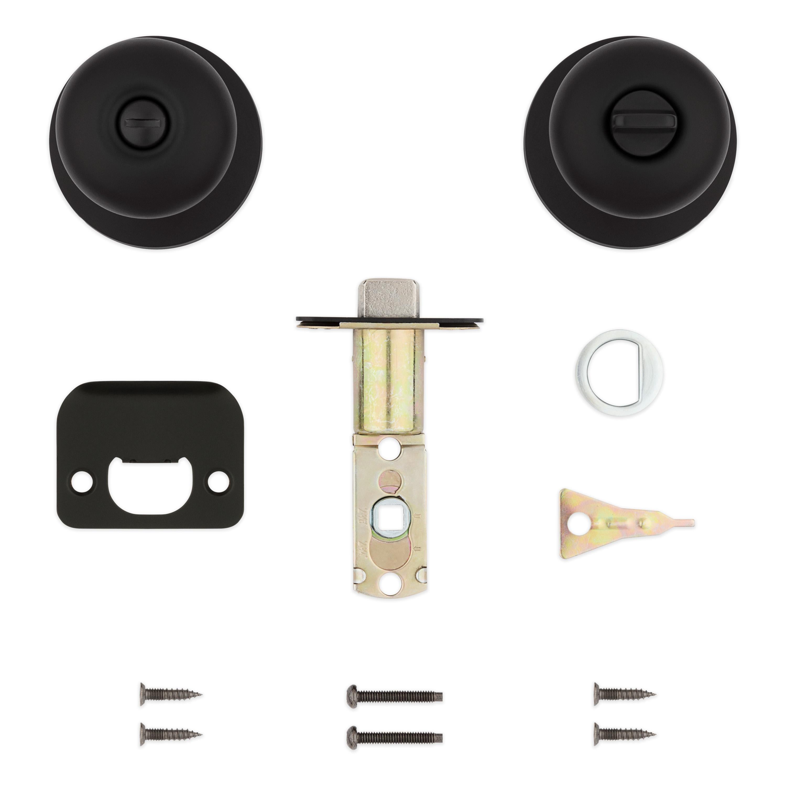 Safe Lock - Athens Knob - Matte Black