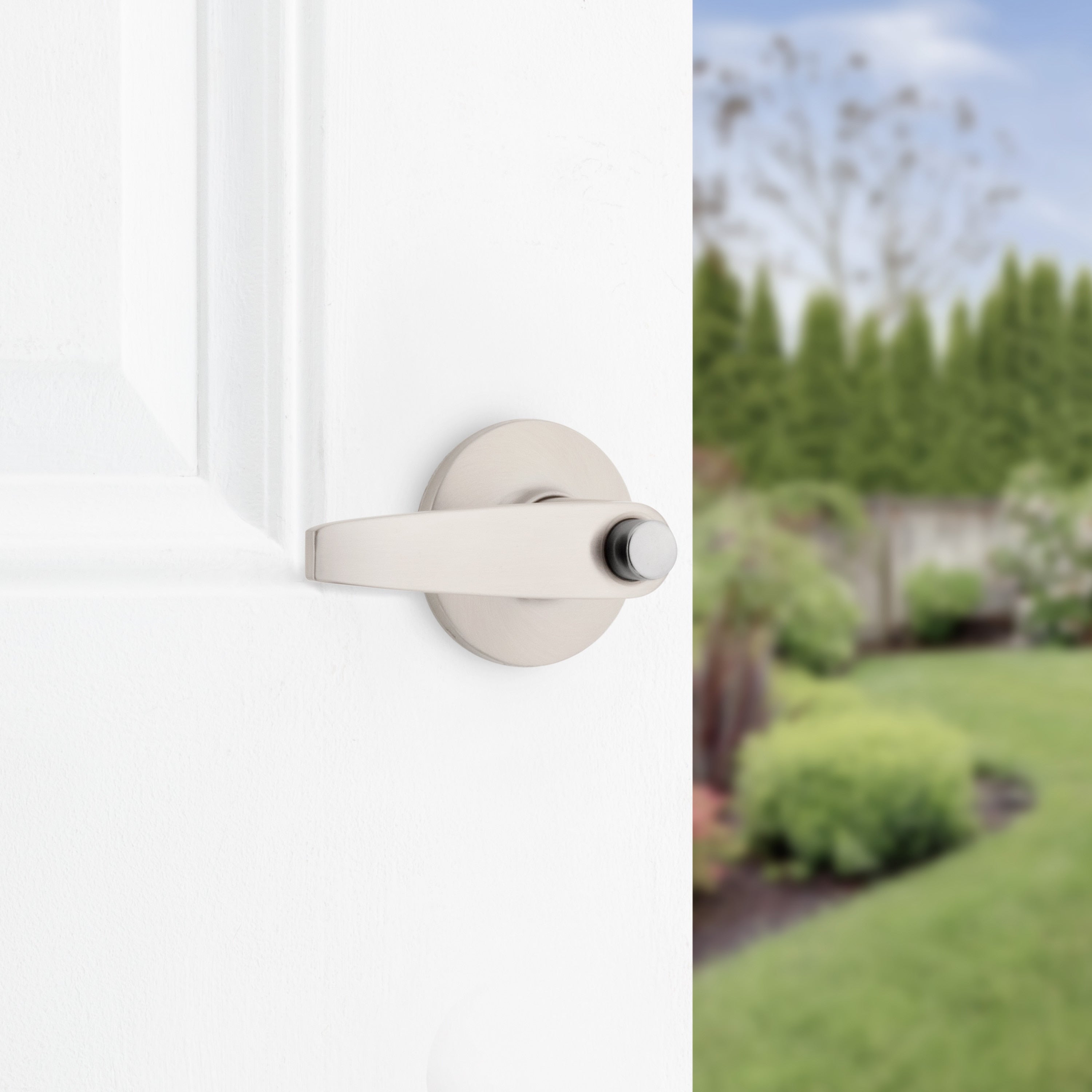 Safe Lock - Winston Lever - Satin Nickel