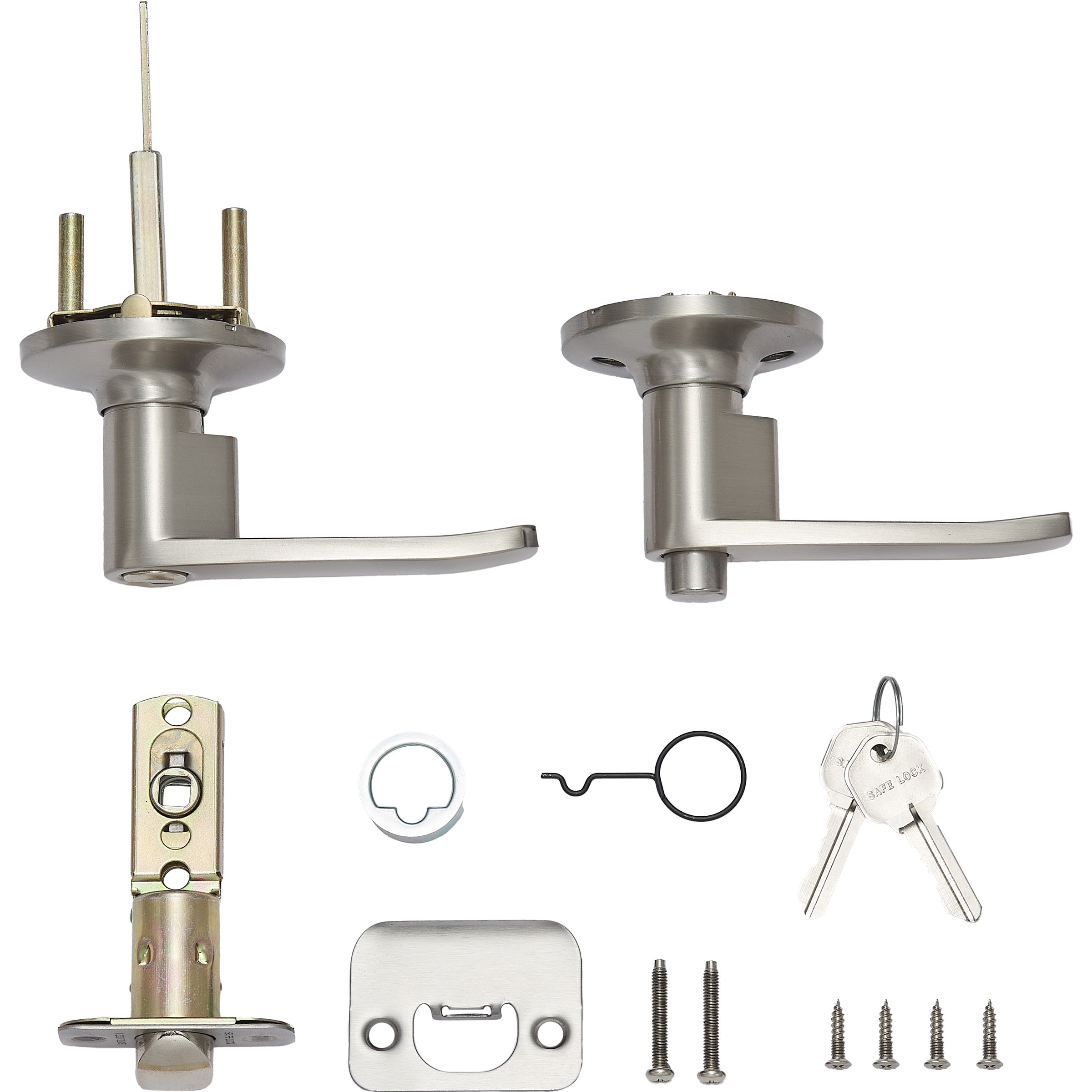 Safe Lock - Winston Lever - Satin Nickel