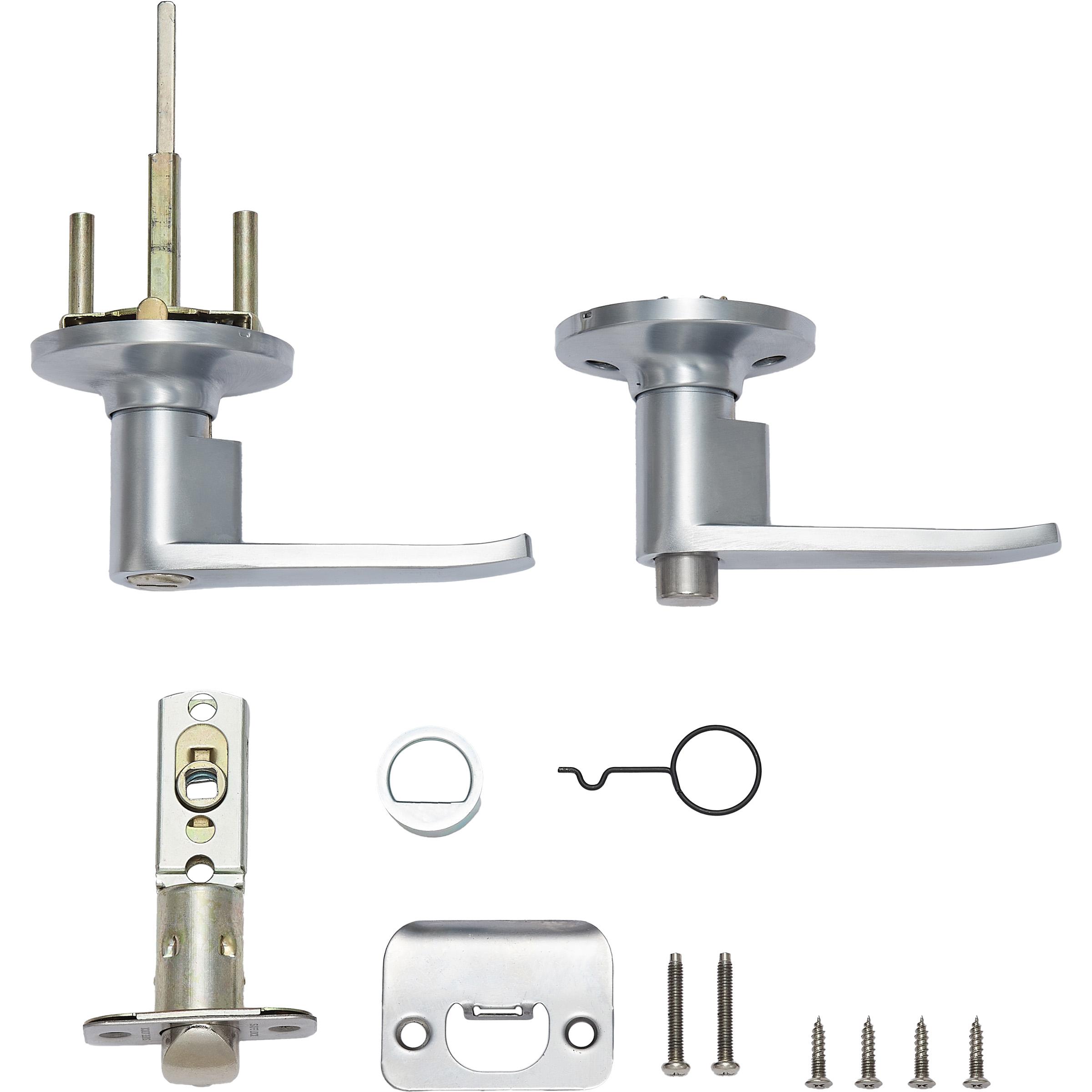 Safe Lock - Winston Lever - Satin Chrome