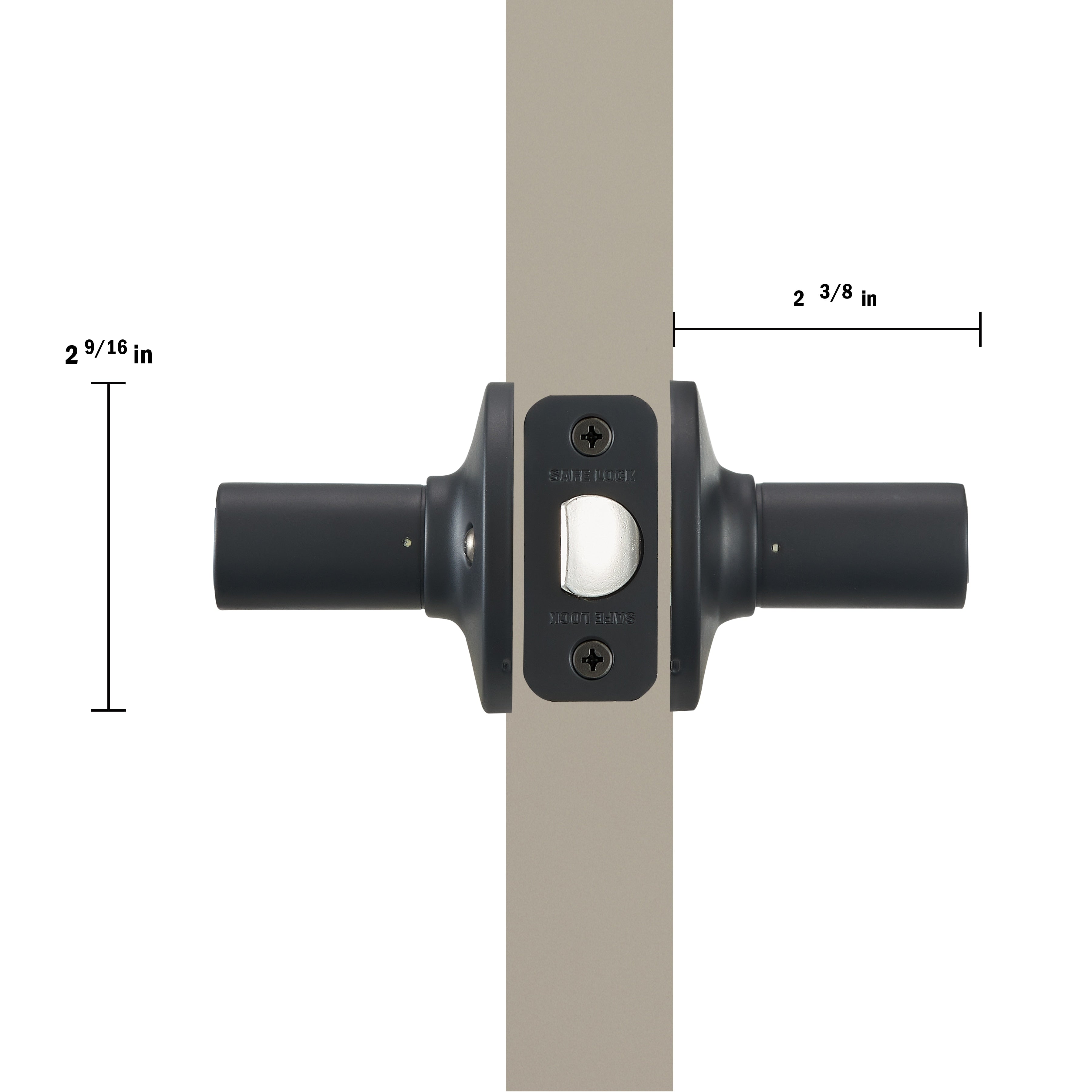 Safe Lock - Winston Lever - Matte Black