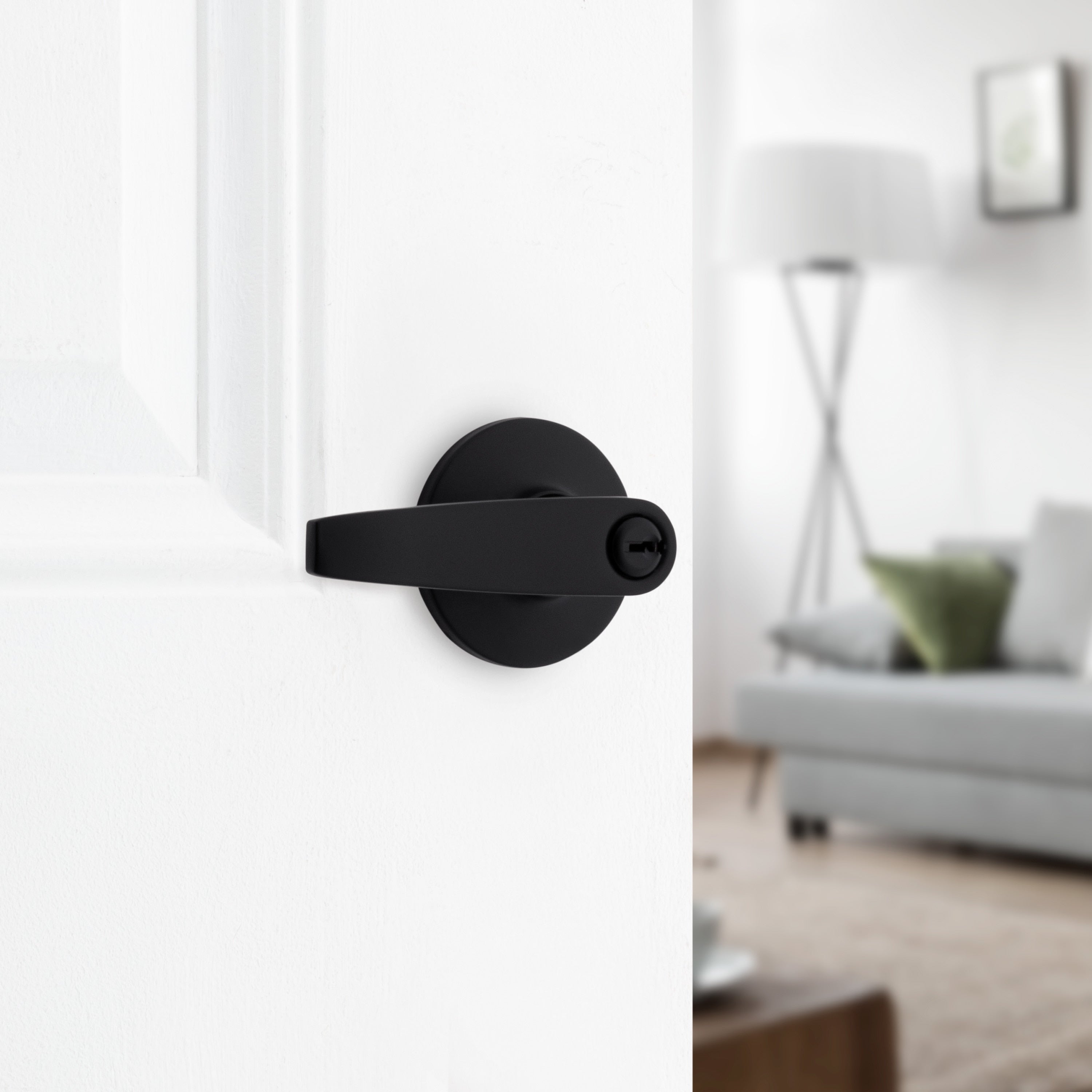 Safe Lock - Winston Lever - Matte Black