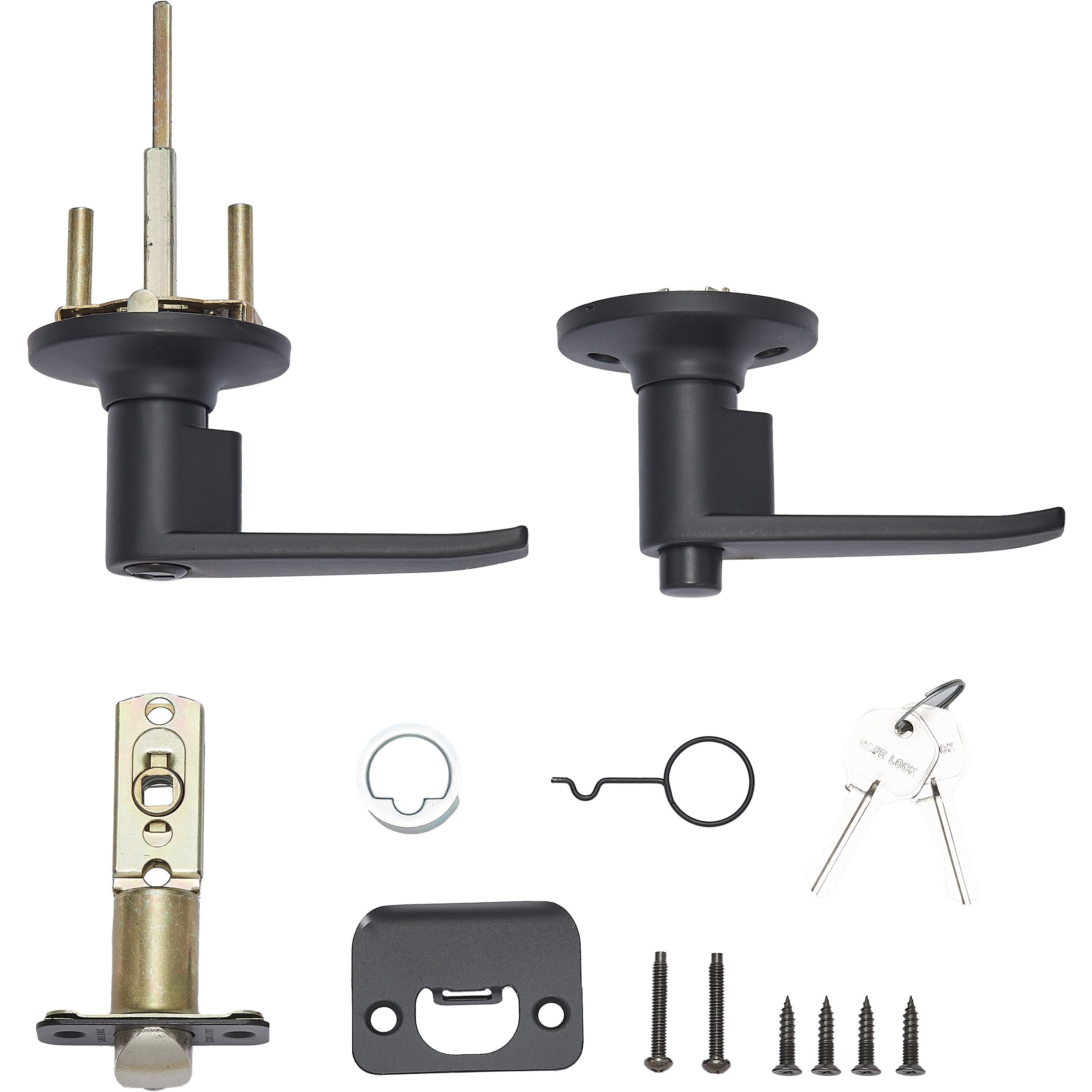 Safe Lock - Winston Lever - Matte Black