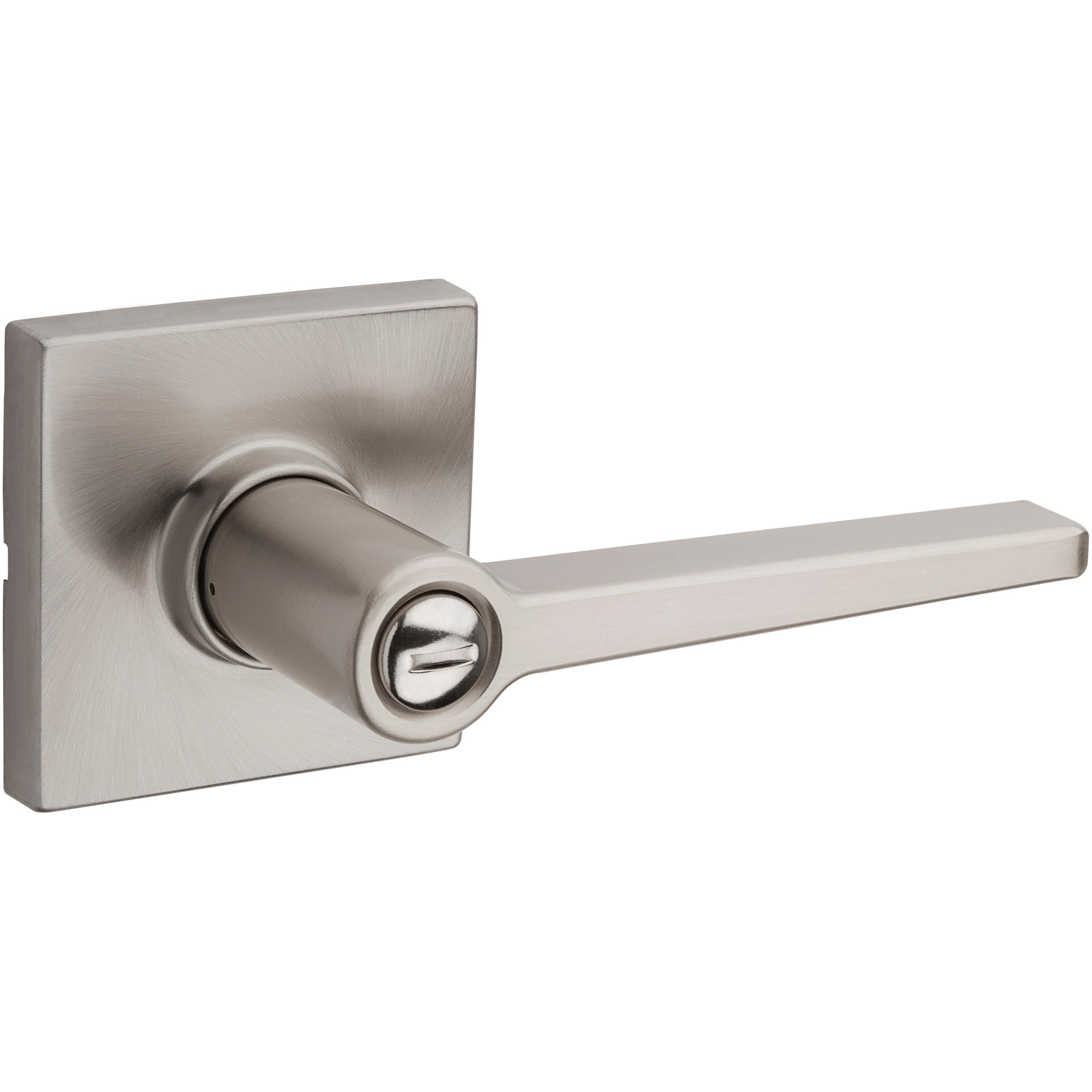 Safe Lock - Daylon Square Rose Lever - Satin Nickel