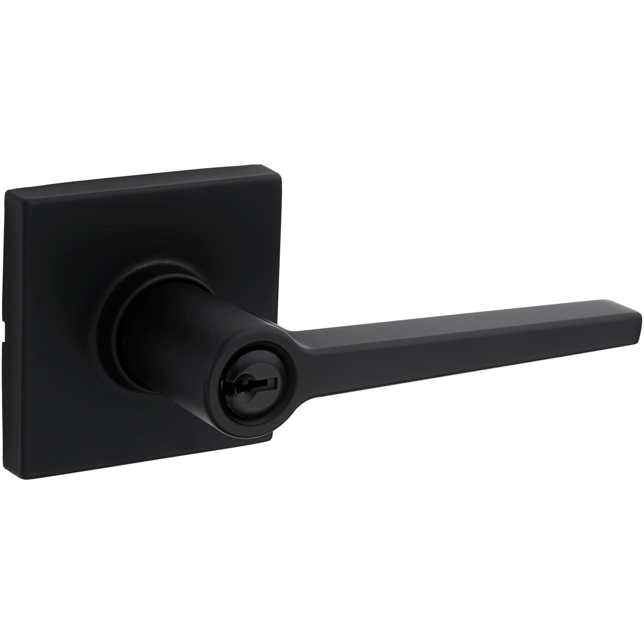 Safe Lock - Daylon Square Rose Lever - Matte Black