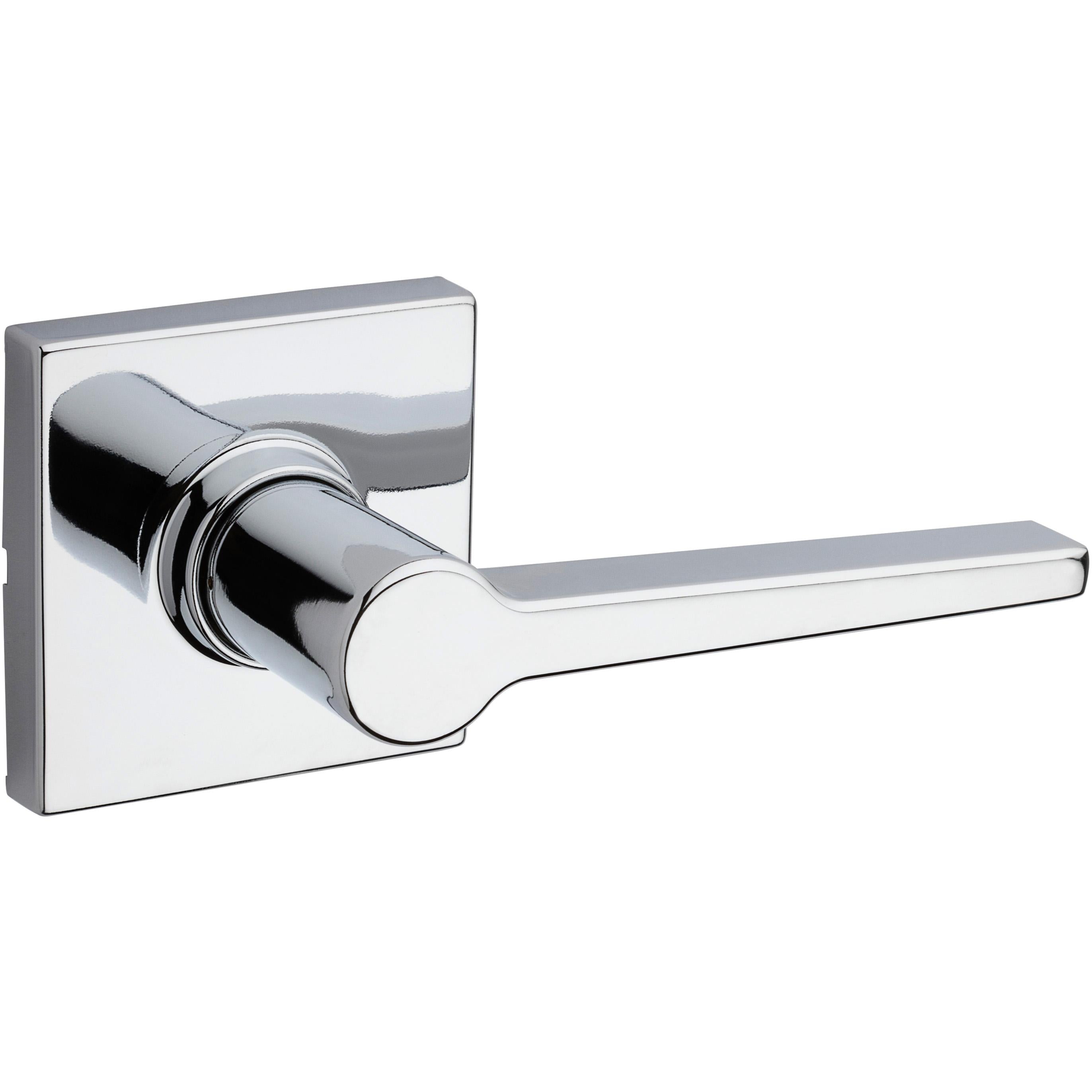 Safe Lock - Daylon Square Rose Lever - Polished Chrome