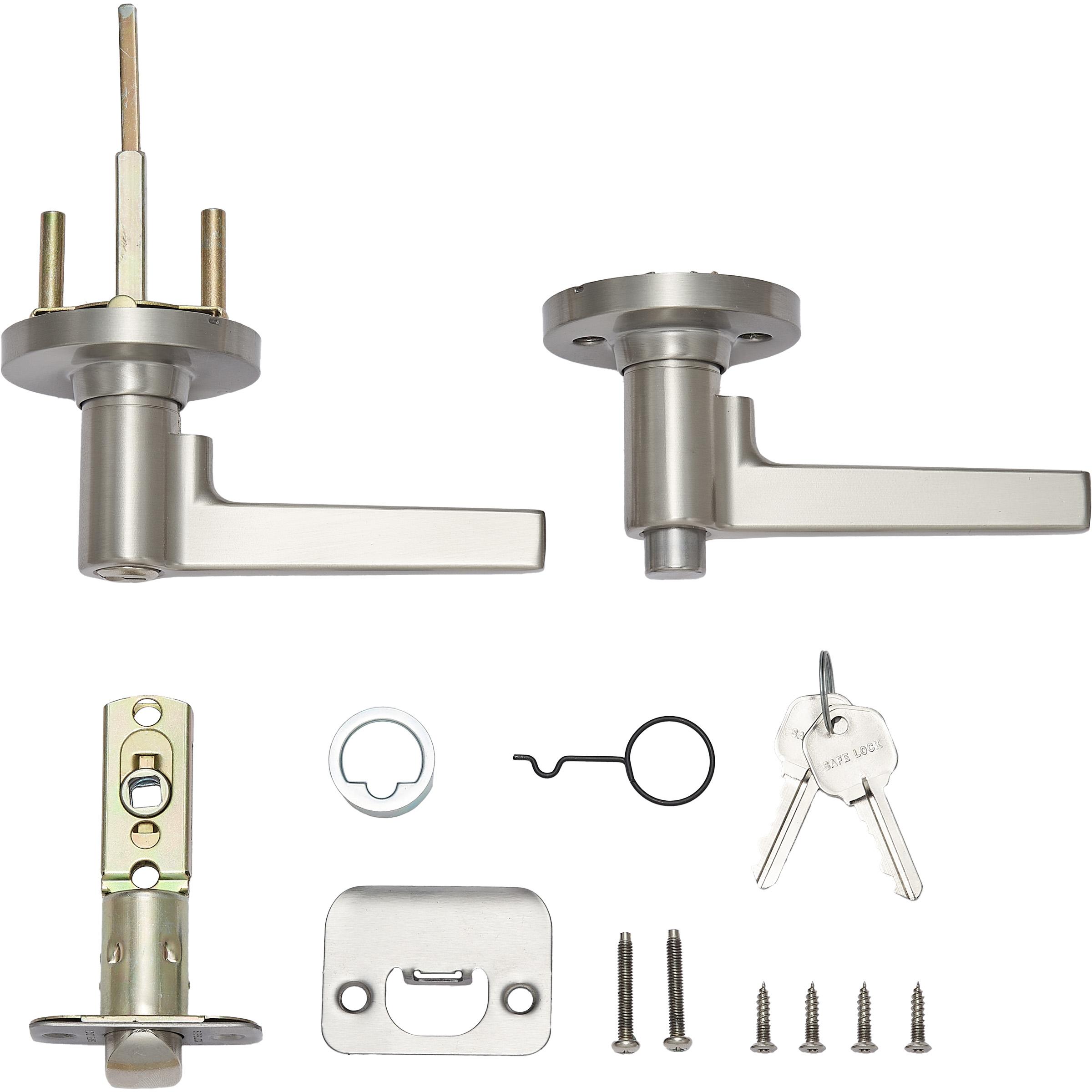 Safe Lock - Daylon Lever - Satin Nickel