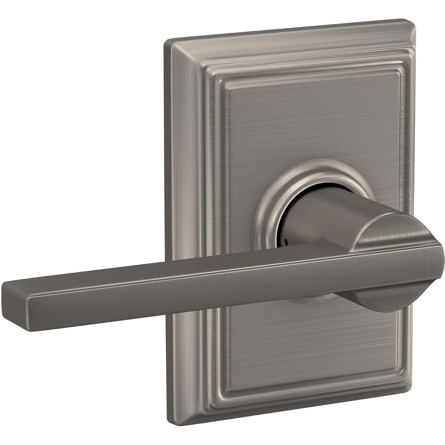 Latitude Lever with Addison Trim Hall and Closet Lock