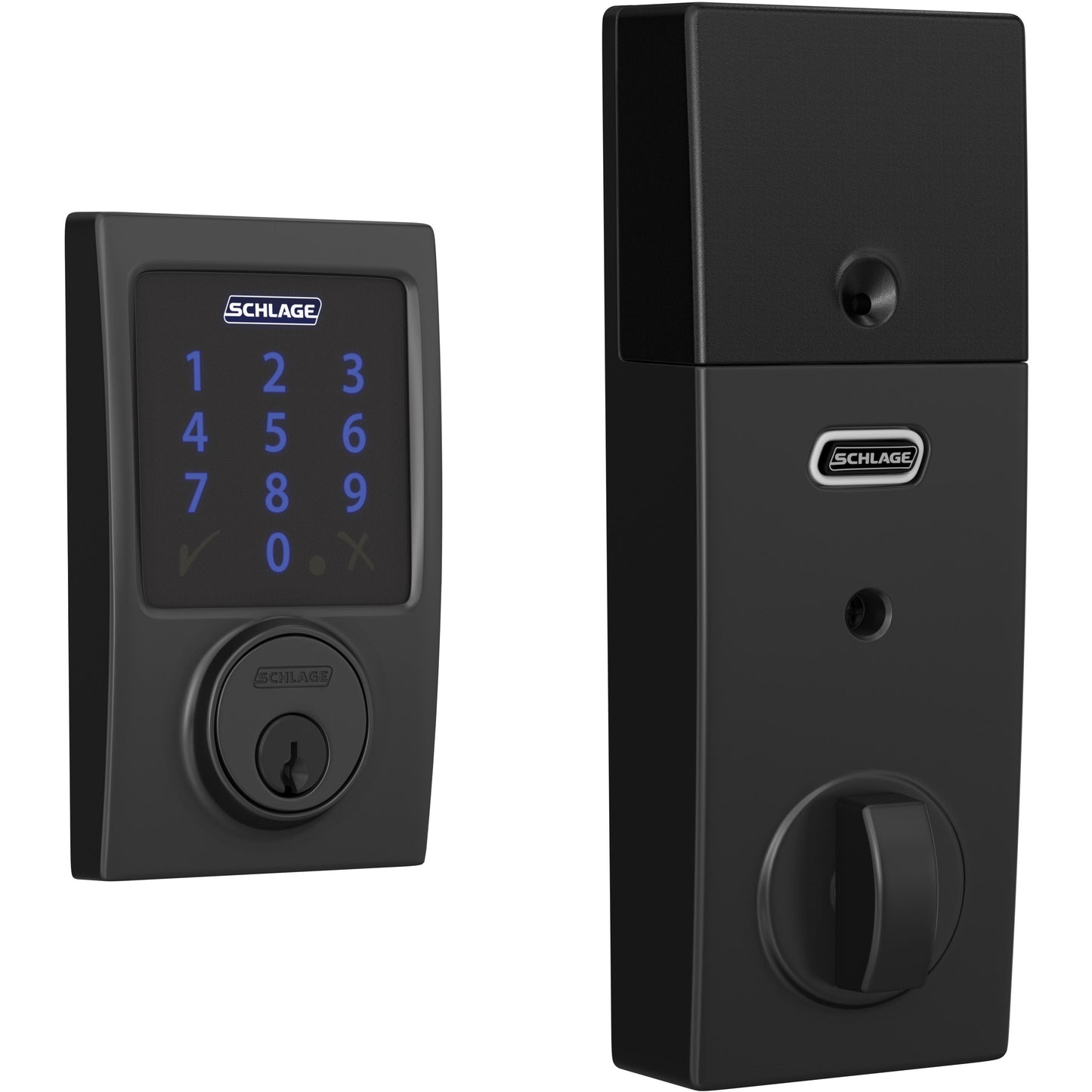 Connect Smart Deadbolt with Alarm with Century Trim, Z-Wave Plus Enabled