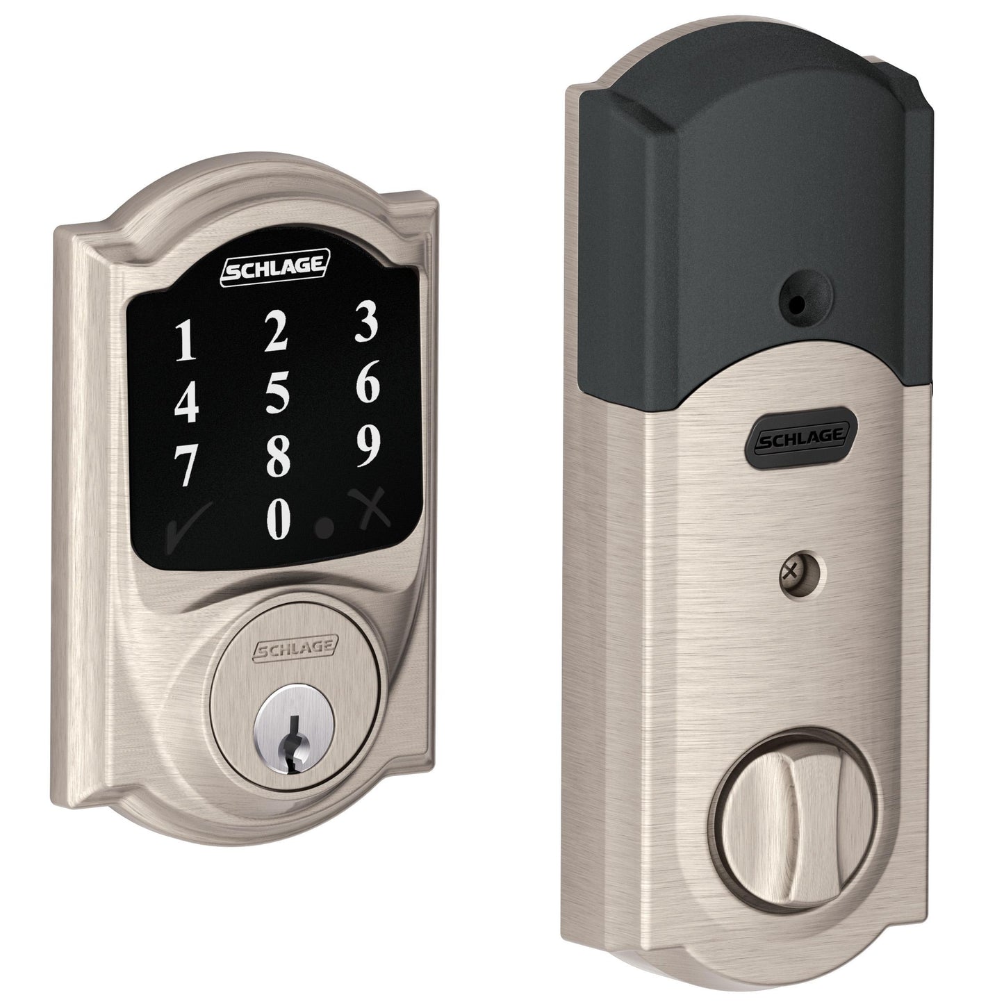 Connect Smart Deadbolt with Camelot Trim, Z-Wave Plus Enabled