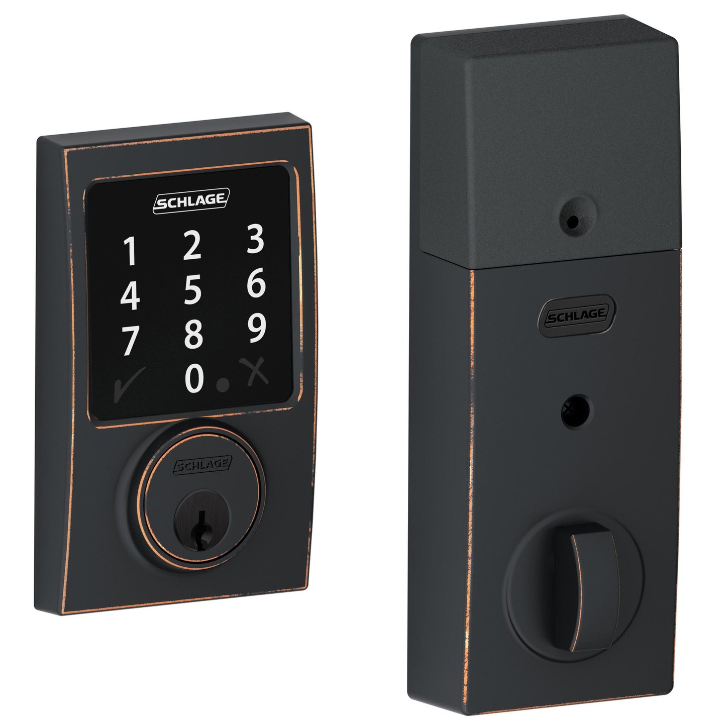 Connect Smart Deadbolt with Century Trim, Z-Wave Plus Enabled