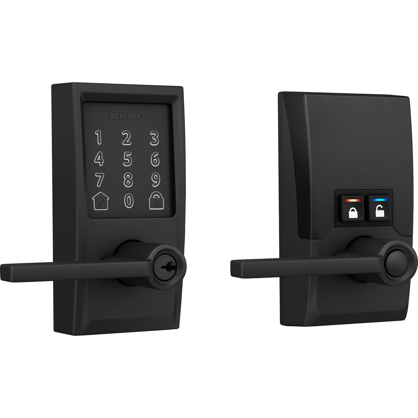 Encode Smart WiFi Lever with Latitude Lever and Century Trim