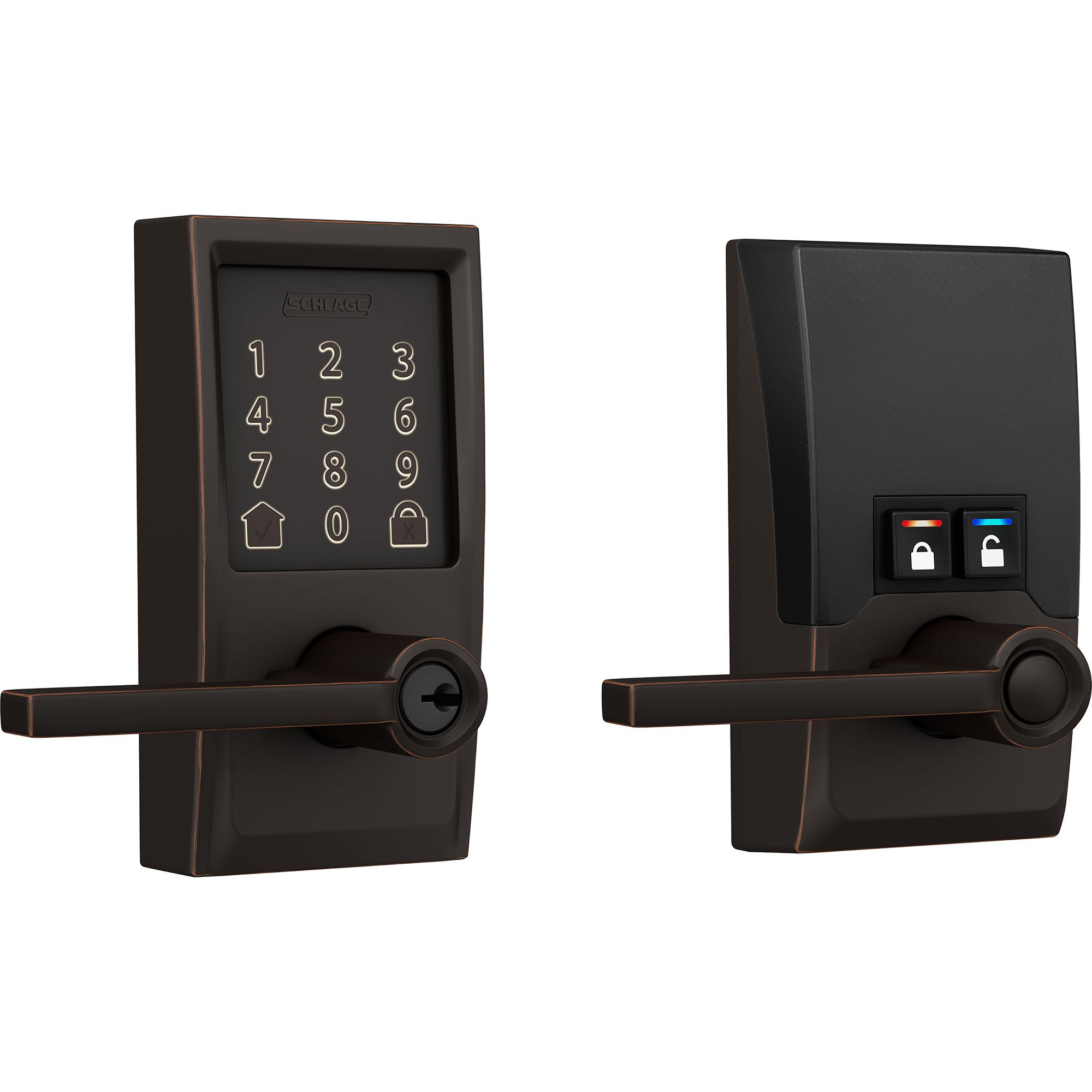 Encode Smart WiFi Lever with Latitude Lever and Century Trim