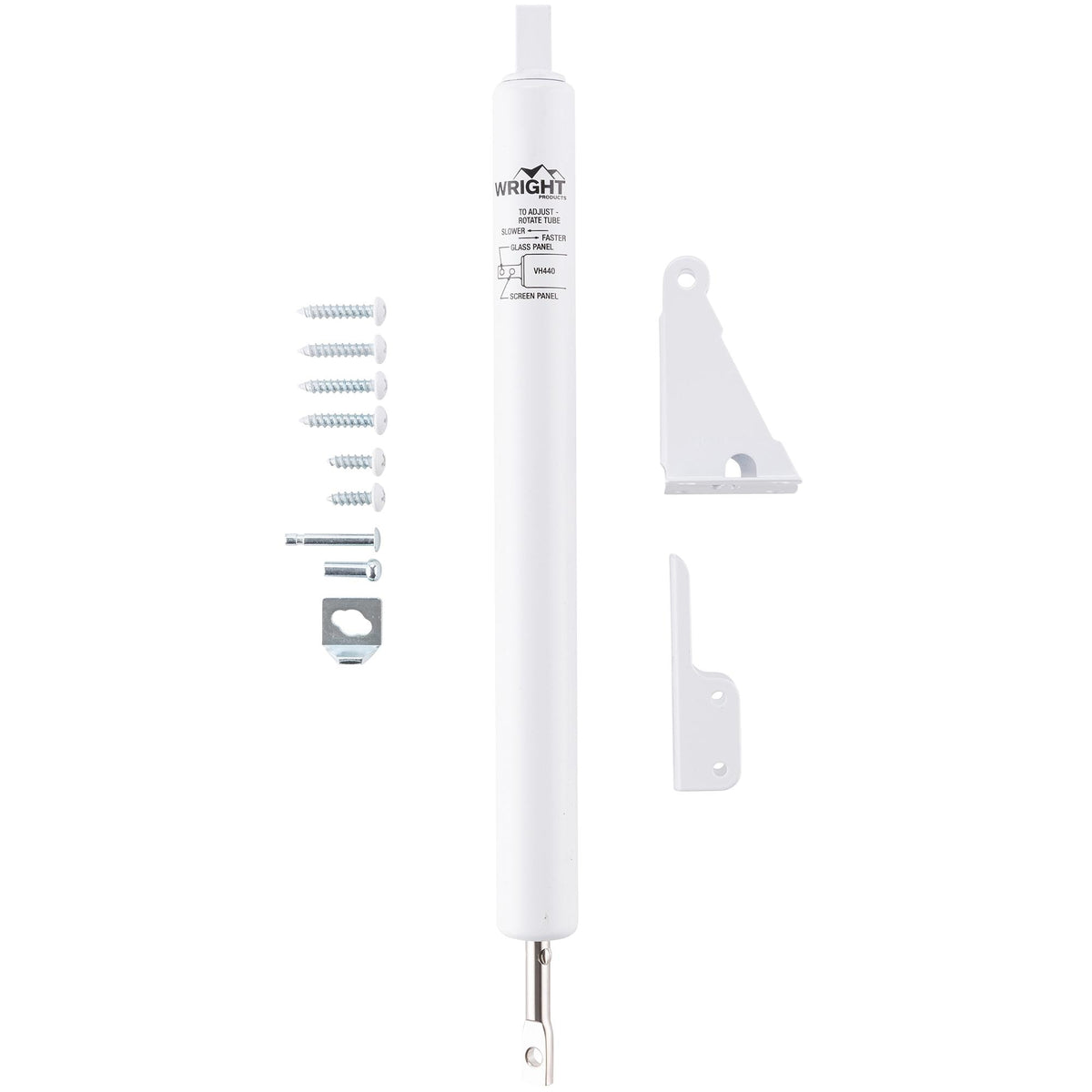 VH440 Medium Duty Hydraulic Closer - White