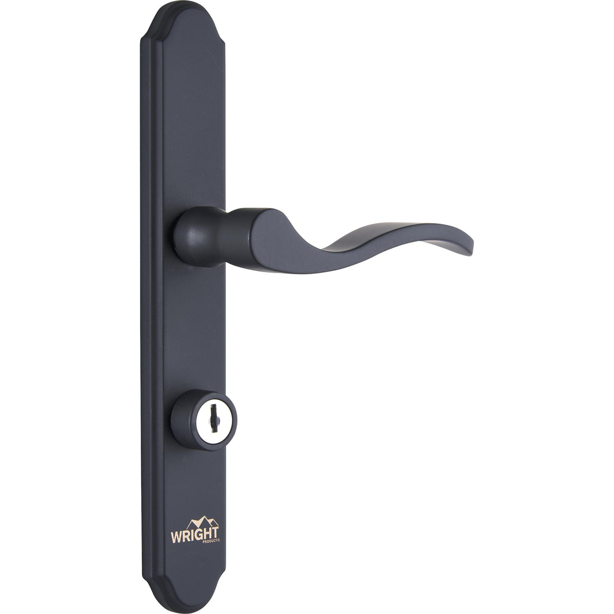 VMT115 Serenade Mortise Keyed Lever Latch with 1-Cyl Deadbolt - Matte Black