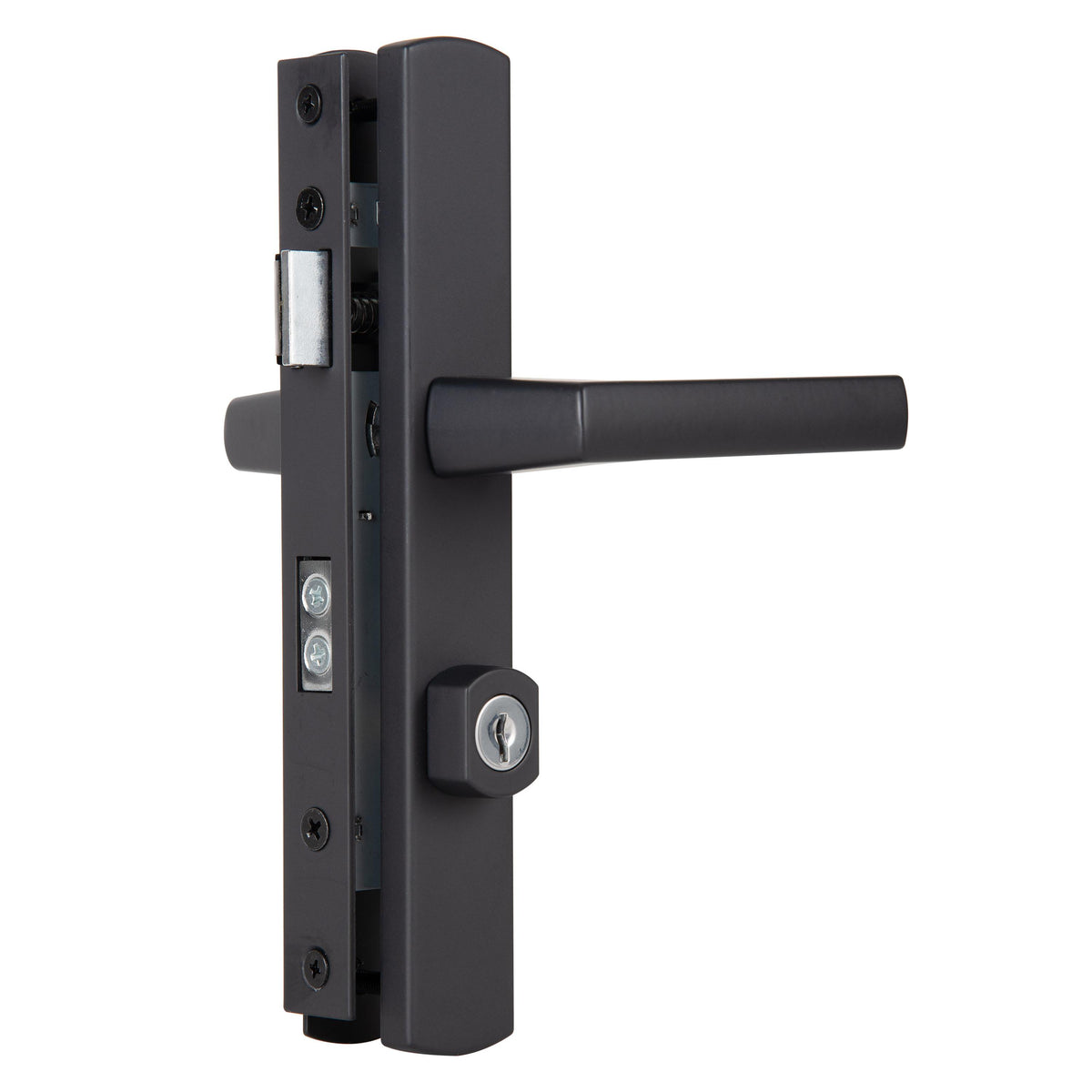 VMT117 Ventana Mortise Keyed Lever Latch with 1-Cyl Deadbolt - Matte Black
