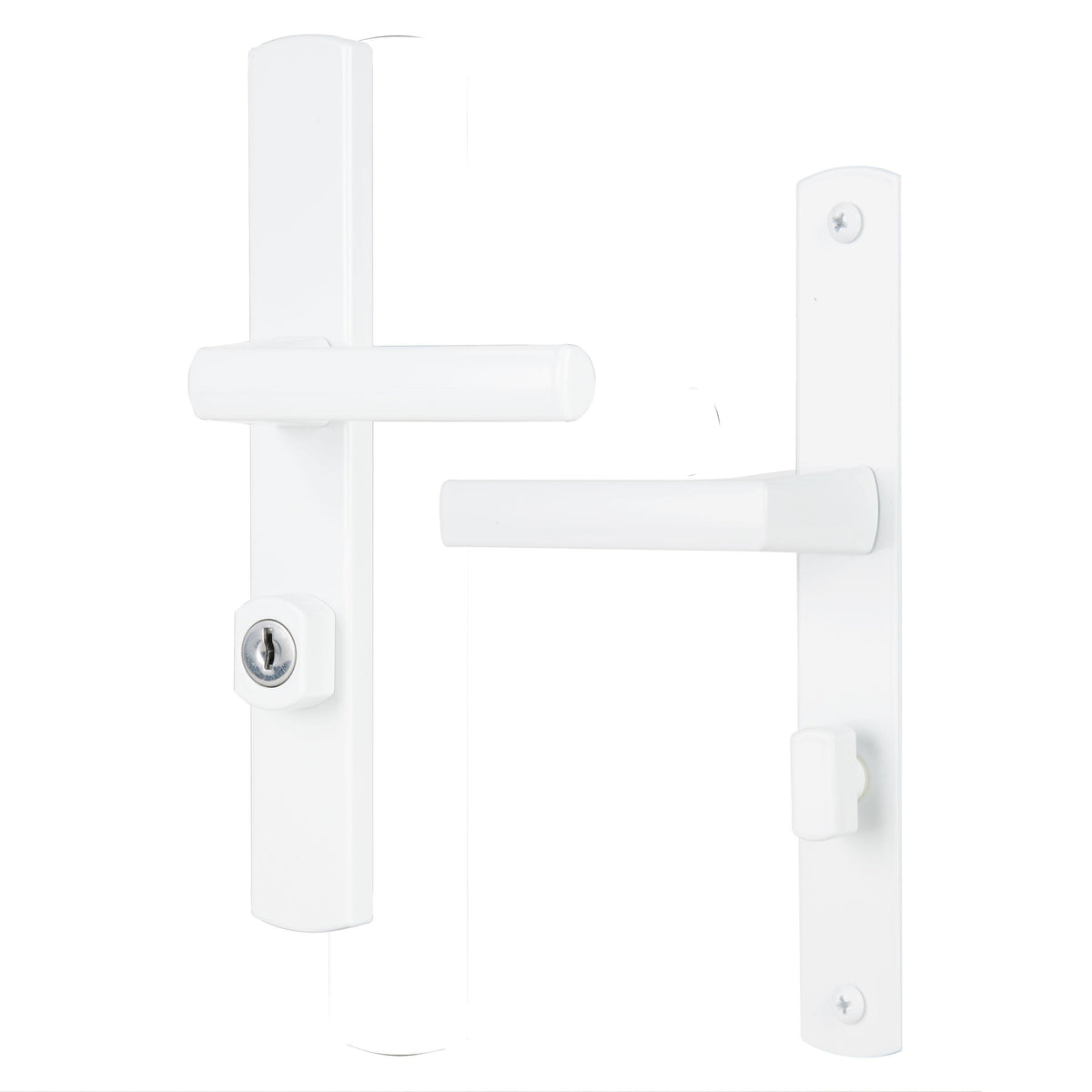 VMT117 Ventana Mortise Keyed Lever Latch with 1-Cyl Deadbolt - White