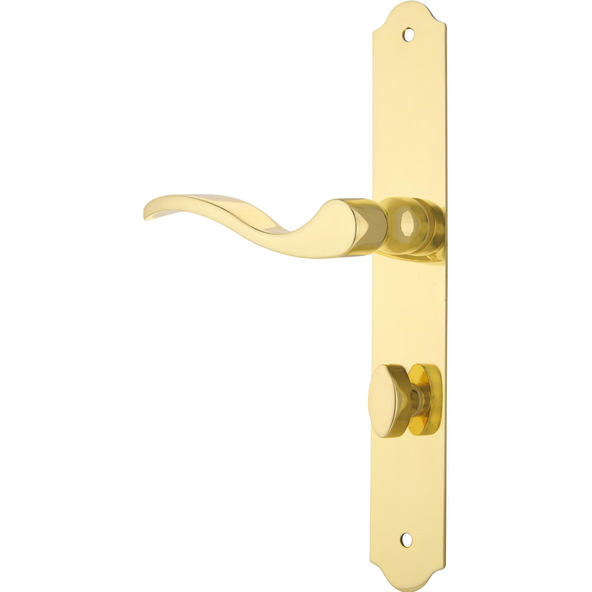 VMT115 Serenade Mortise Keyed Lever Latch with 1-Cyl Deadbolt - Polished Brass