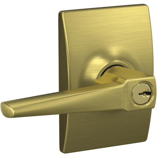 F51AELR608CEN 16-211 10-063 K4 Eller / Century Entry - Satin Brass