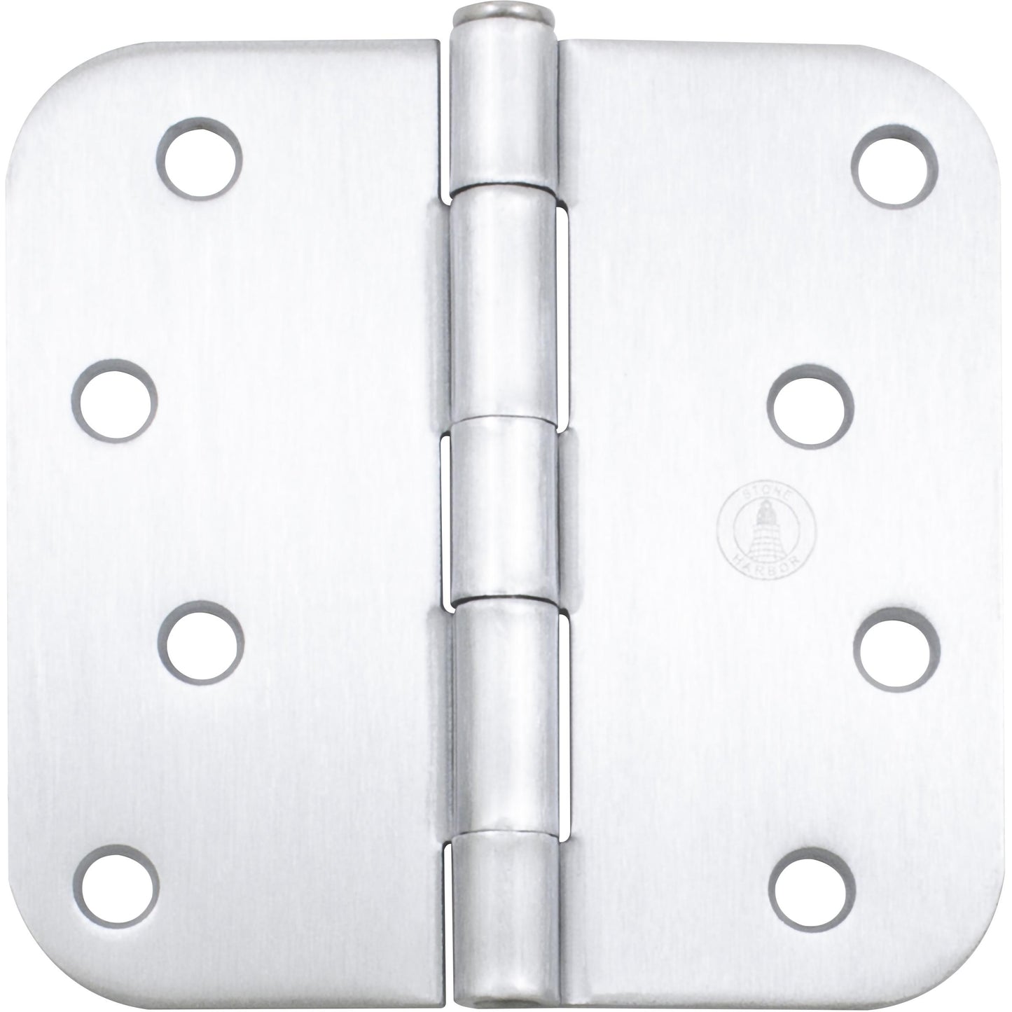 Stone Harbor Hardware Standard Hinge, 4 Inches, 5/8" Radius Corner, Bulk Pack (100 Each), Satin Chrome
