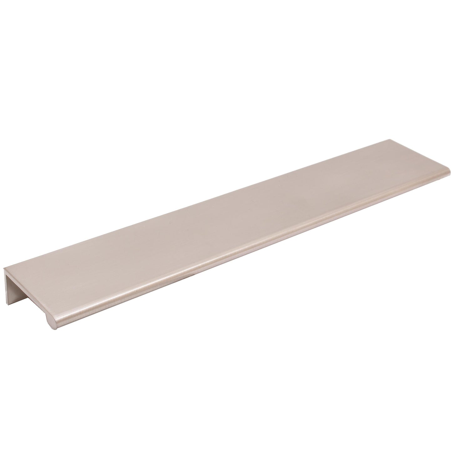 Stone Harbor Hardware Cabinet Edge Pull, 6 Inches, 9-1/4" Overall Length, Satin Nickel
