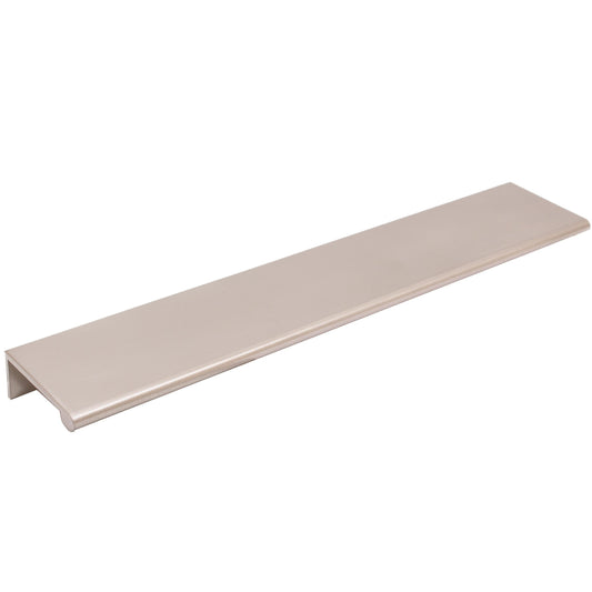 Stone Harbor Hardware Cabinet Edge Pull, 6 Inches, 9-1/4" Overall Length, Satin Nickel