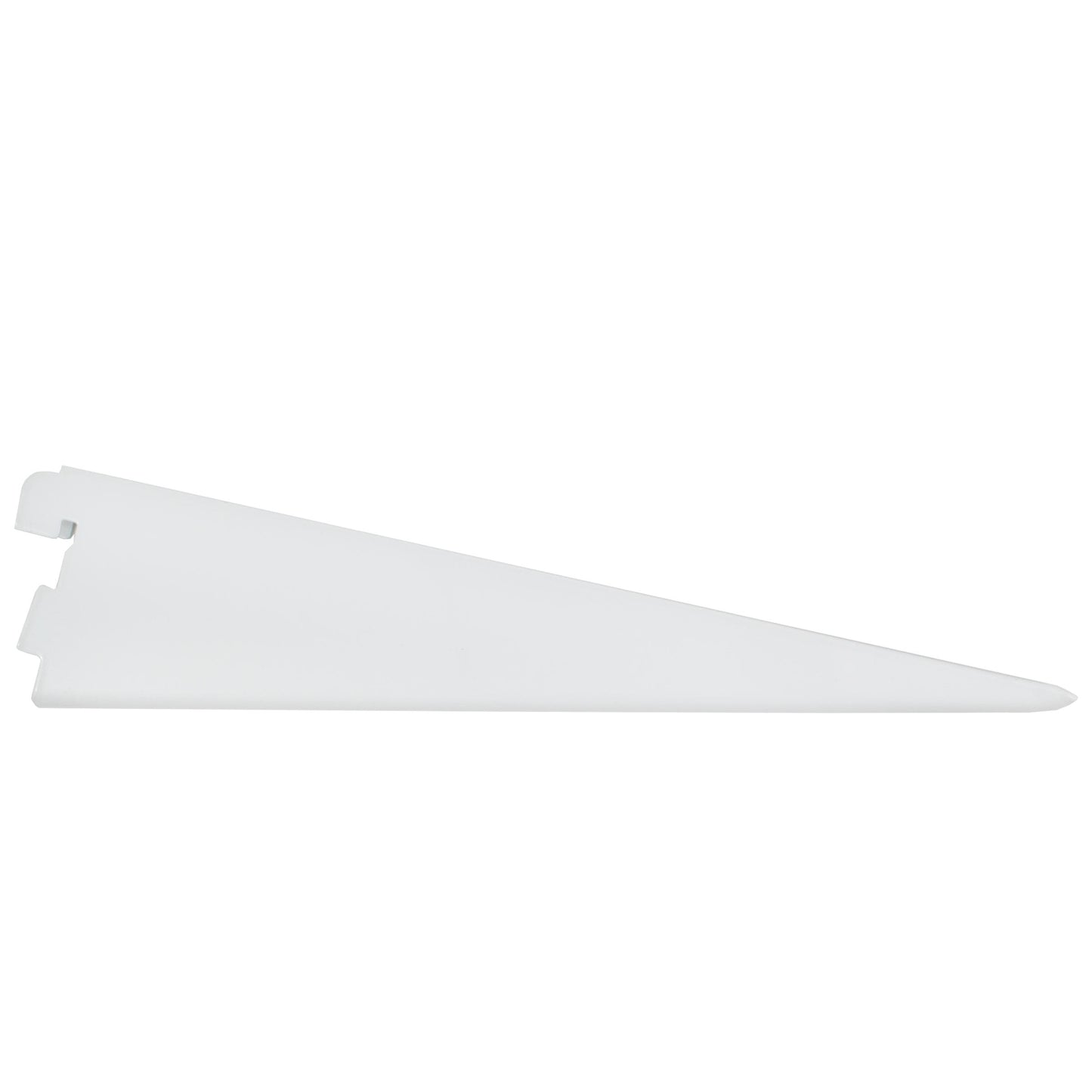 Stone Harbor Hardware Double Track Shelf Bracket for Wood Shelf, 9 Inches, White