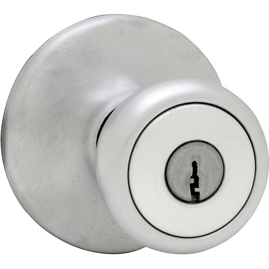 400M 26D CP K6 Mobile Home Entry - Satin Chrome