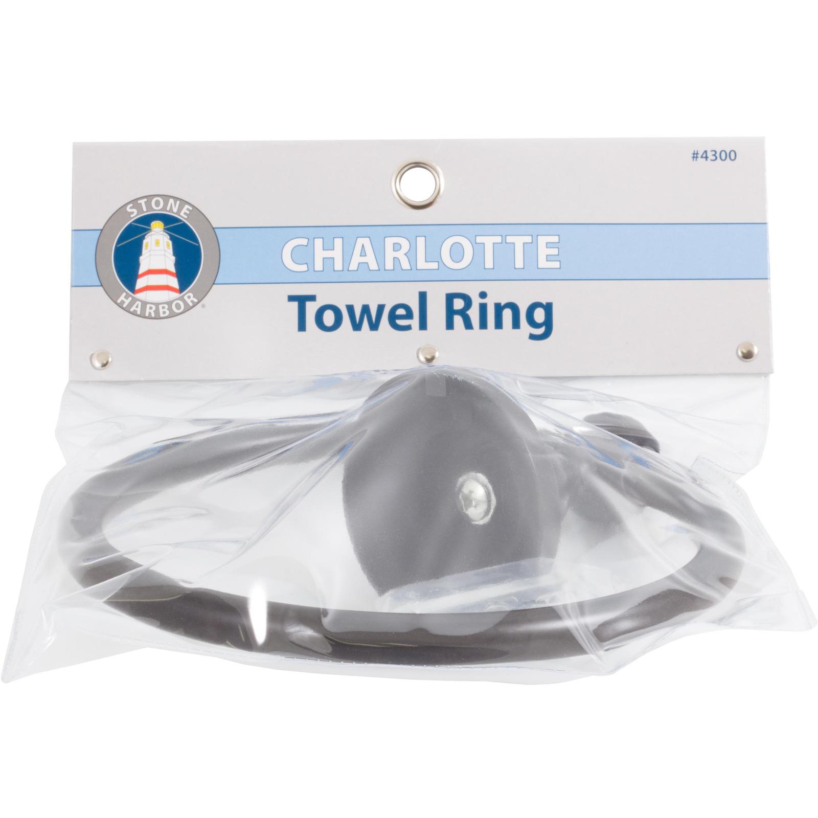 Stone Harbor Hardware Charlotte Towel Ring, Vintage Bronze