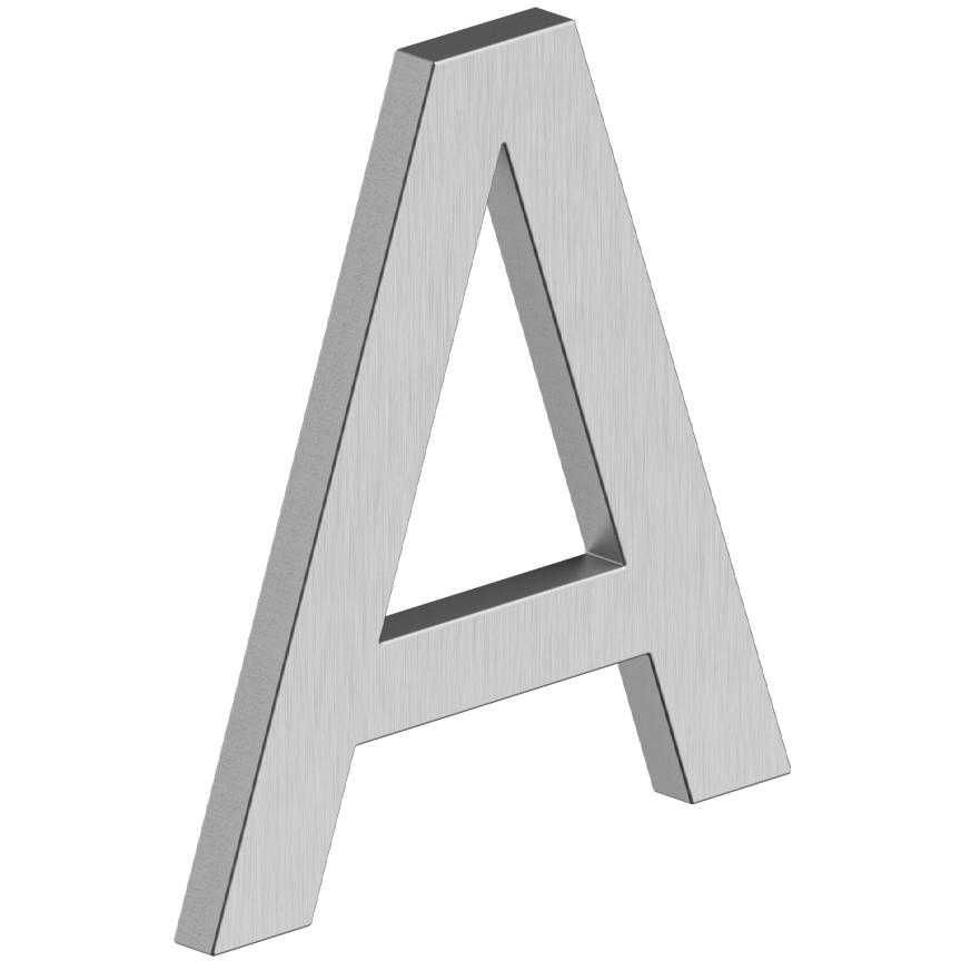 Deltana RNE-AU32D 4" E Series Letter A with Risers - Stainless Steel