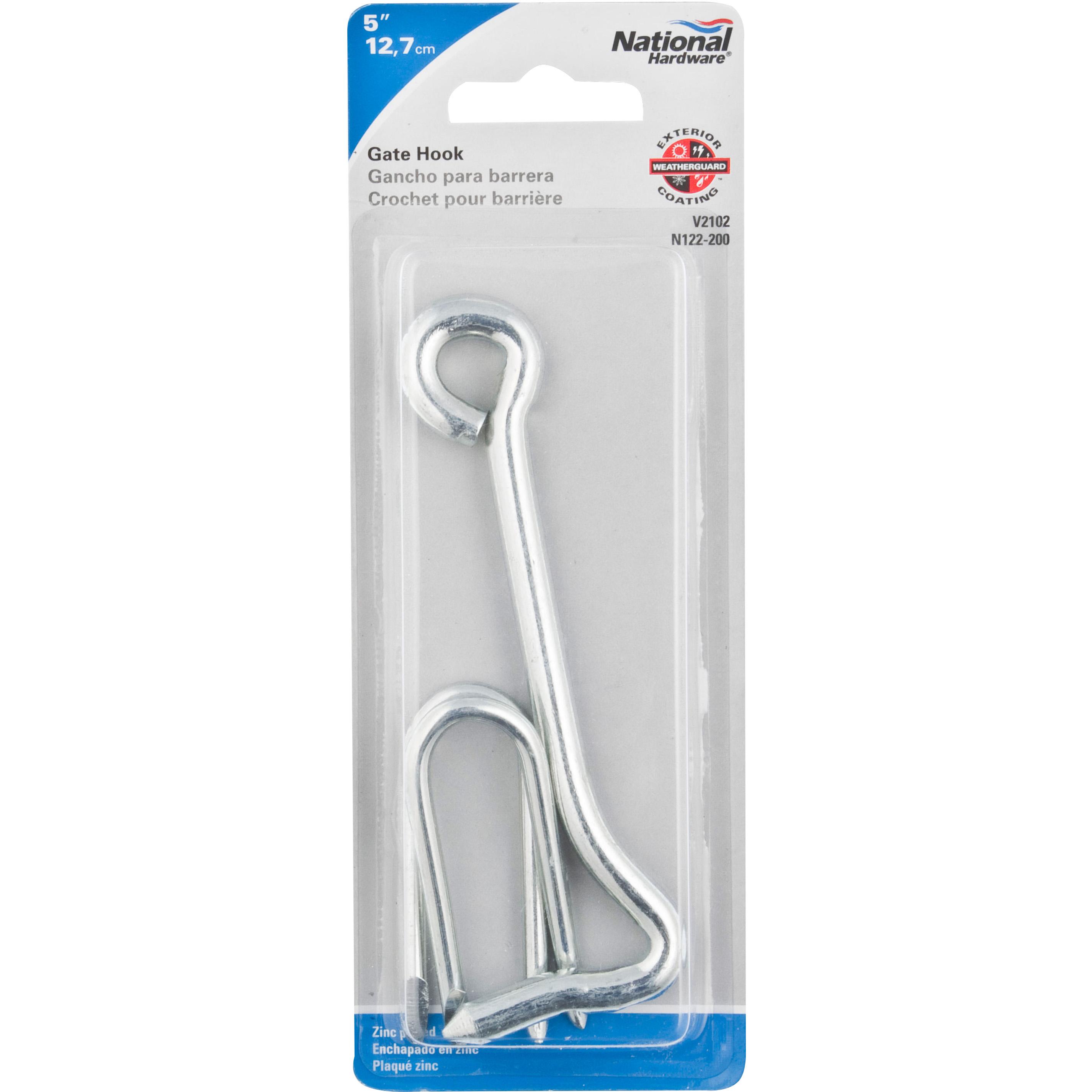 V2102 5" Gate Hook - Zinc Plated