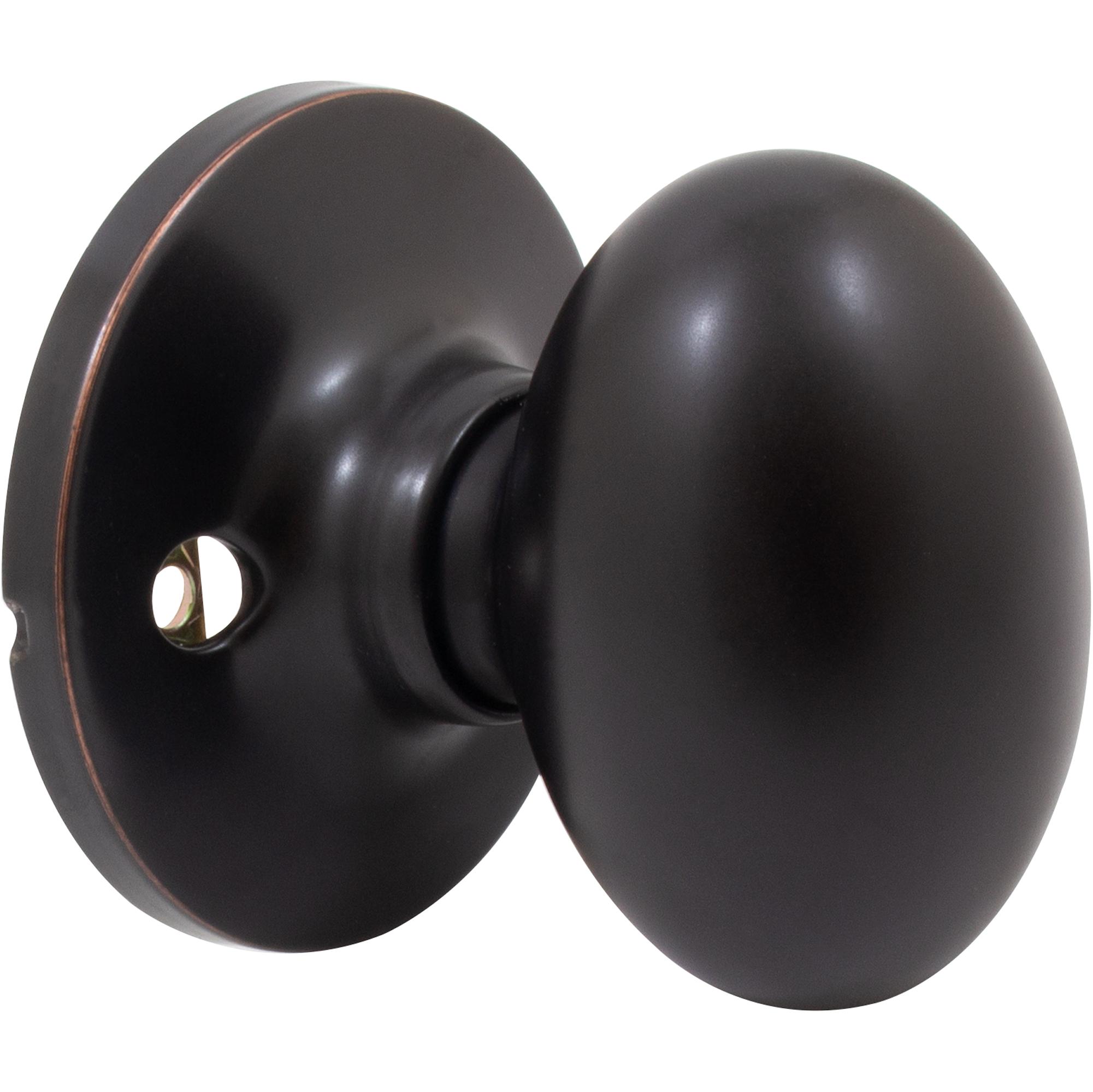 Stone Harbor Hardware Springhill Door Knob, Dummy (Non-Turning) Latch, Vintage Bronze