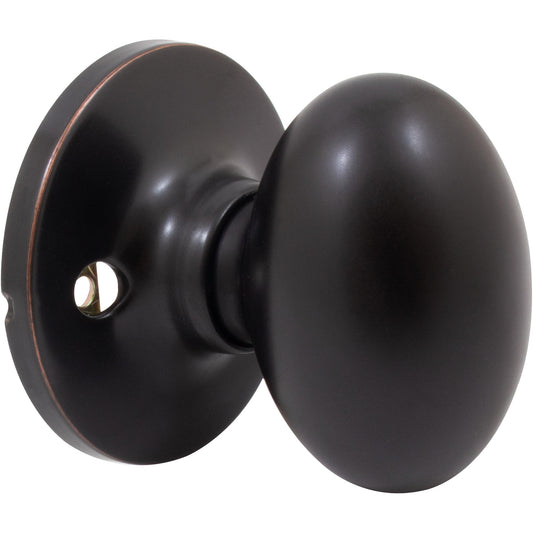 Stone Harbor Hardware Springhill Door Knob, Dummy (Non-Turning) Latch, Vintage Bronze