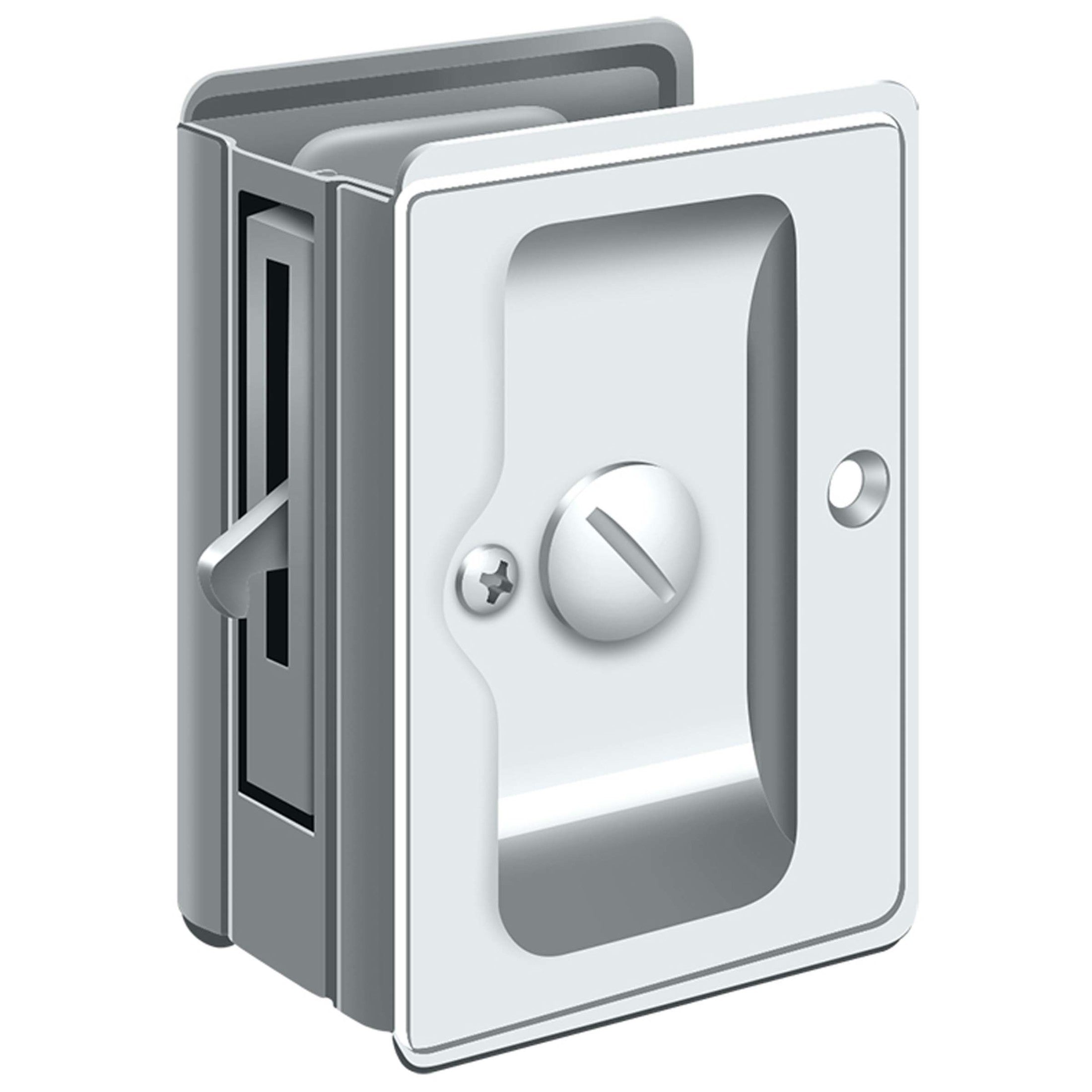 Deltana SDLA325U26 Adjustable 3 1/4-Inch x 2 1/4-Inch Privacy HD Pocket Locks