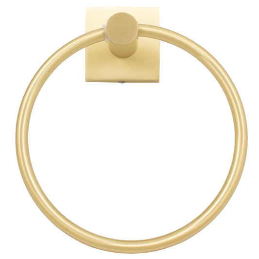 Vienna Towel Ring - Satin Brass