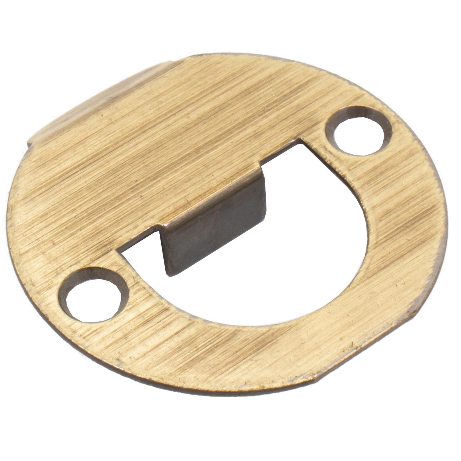 83929-002 1-3/4" Full Round Strike - Antique Brass