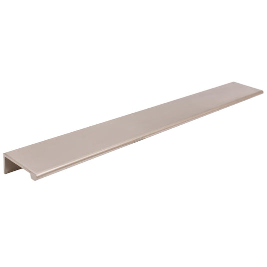 Stone Harbor Hardware Cabinet Edge Pull, 12 Inches, 13-1/4" Overall Length, Satin Nickel